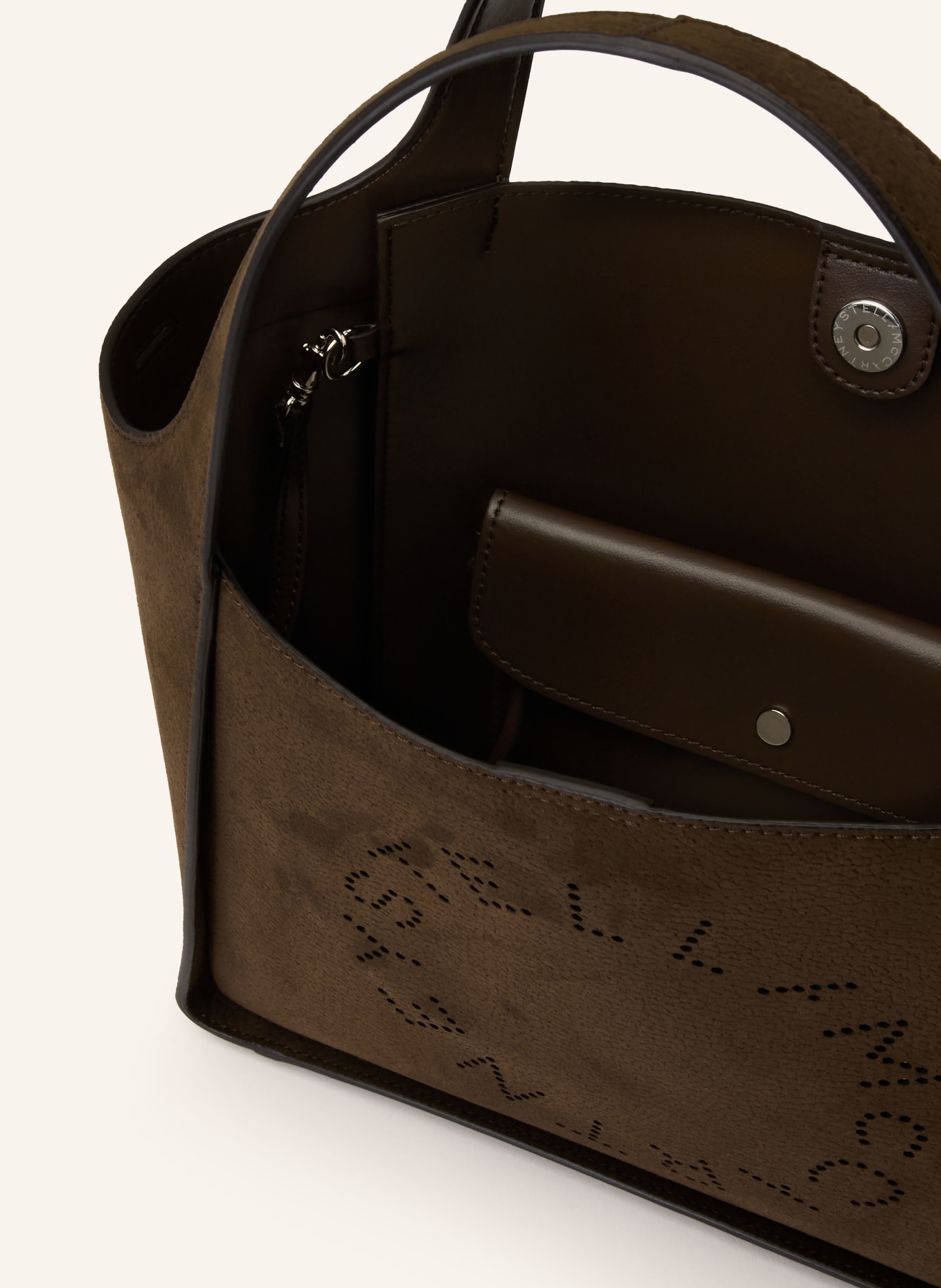 STELLA McCARTNEY kabelka: TMAVĚ HNĚDÁ