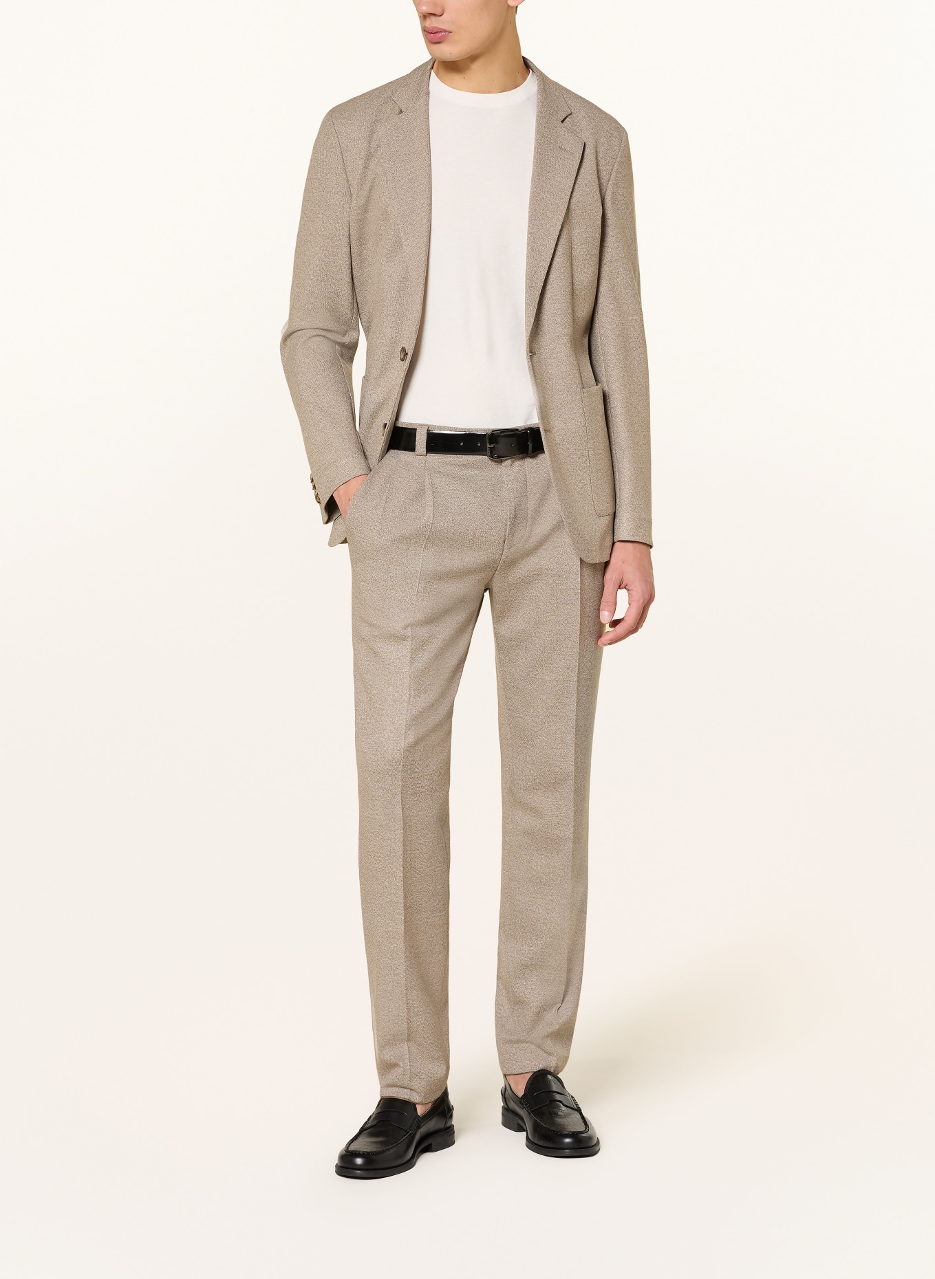 HUGO HESTEN Extra Slim Fit Suit Pants: 269 MEDIUM BEIGE