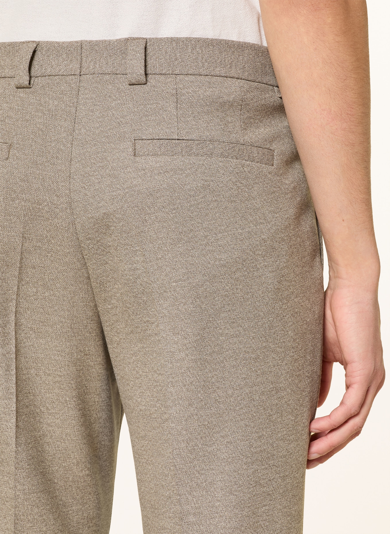 HUGO HESTEN Extra Slim Fit Suit Pants: 269 MEDIUM BEIGE