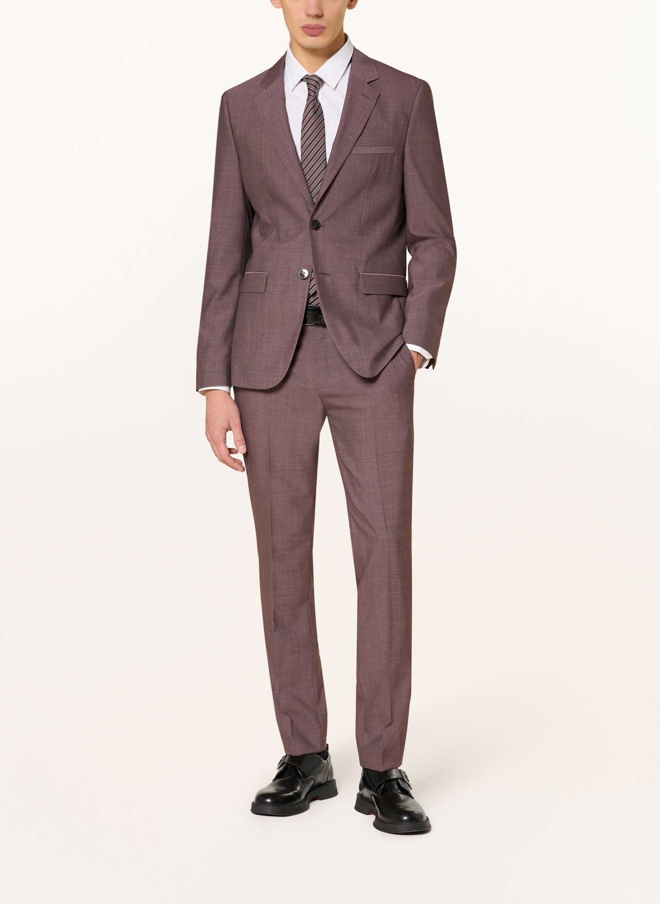 HUGO Anzughose HESTEN Extra Slim Fit: 236 LIGHT/PASTEL BROWN