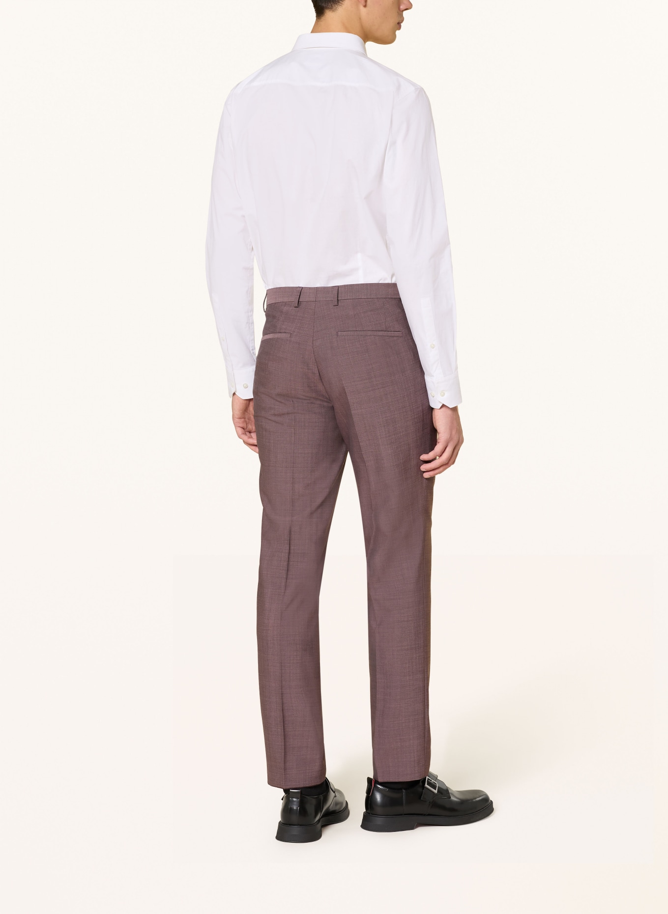 HUGO Anzughose HESTEN Extra Slim Fit: 236 LIGHT/PASTEL BROWN