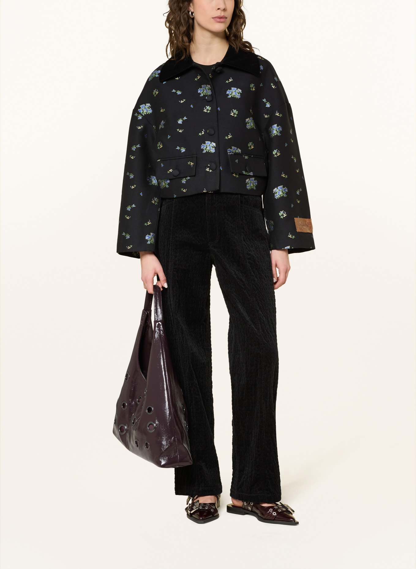 BAUM UND PFERDGARTEN KLEOLA handbag: DARK RED