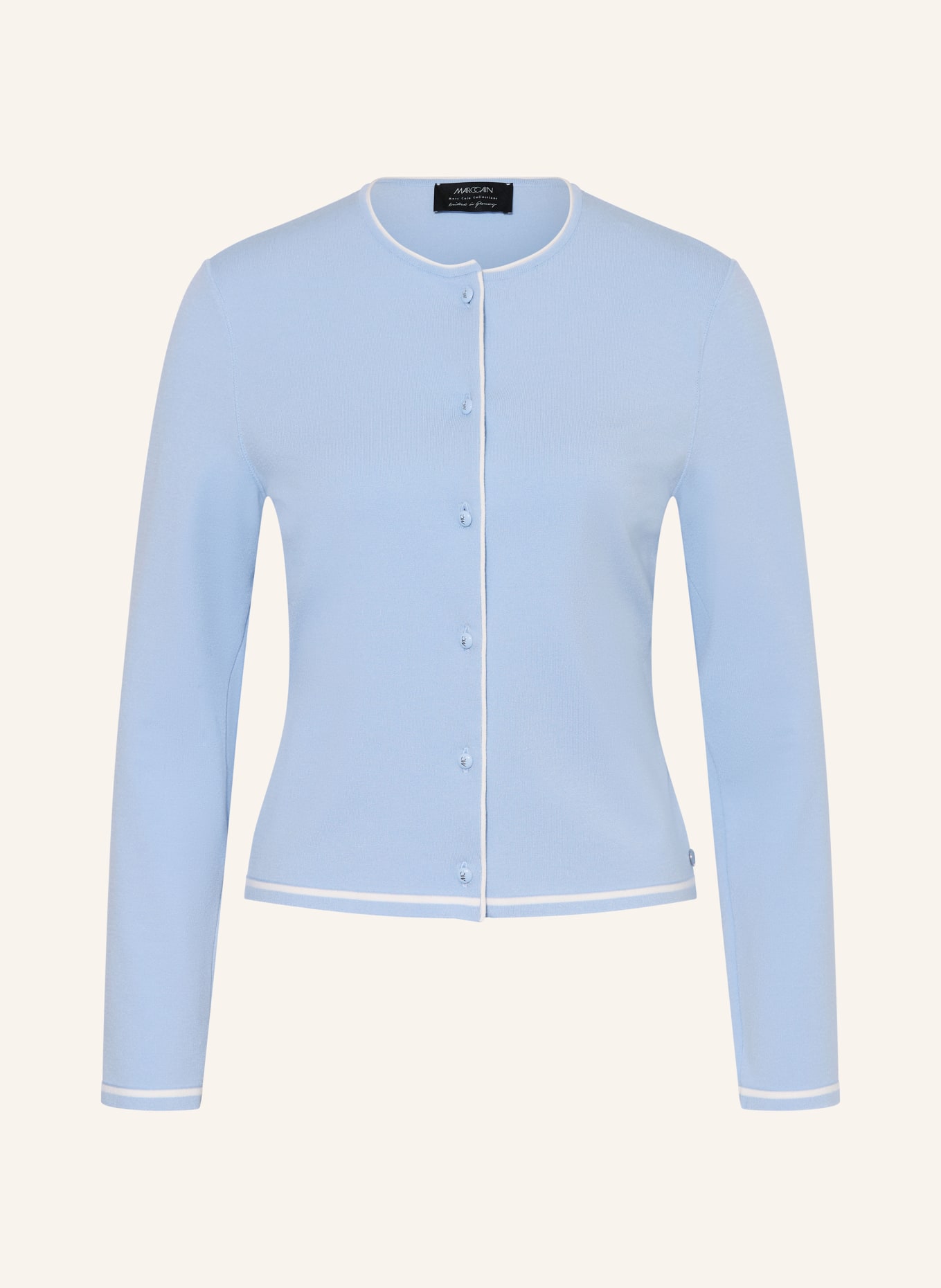 MARC CAIN Strickjacke: 319 magical blue