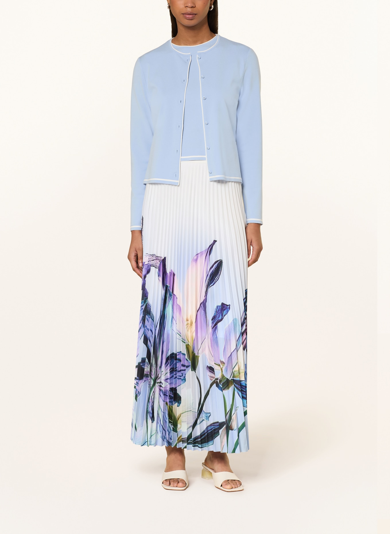 MARC CAIN Strickjacke: 319 magical blue