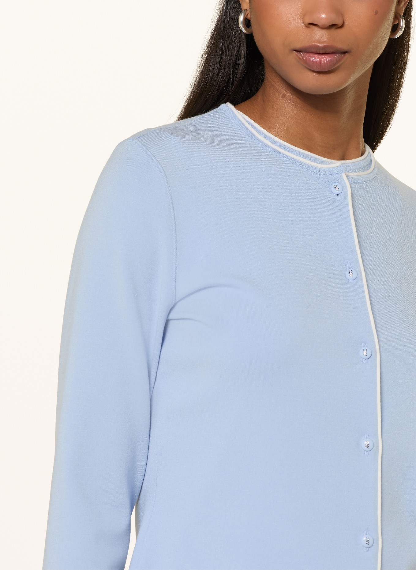 MARC CAIN Strickjacke: 319 magical blue