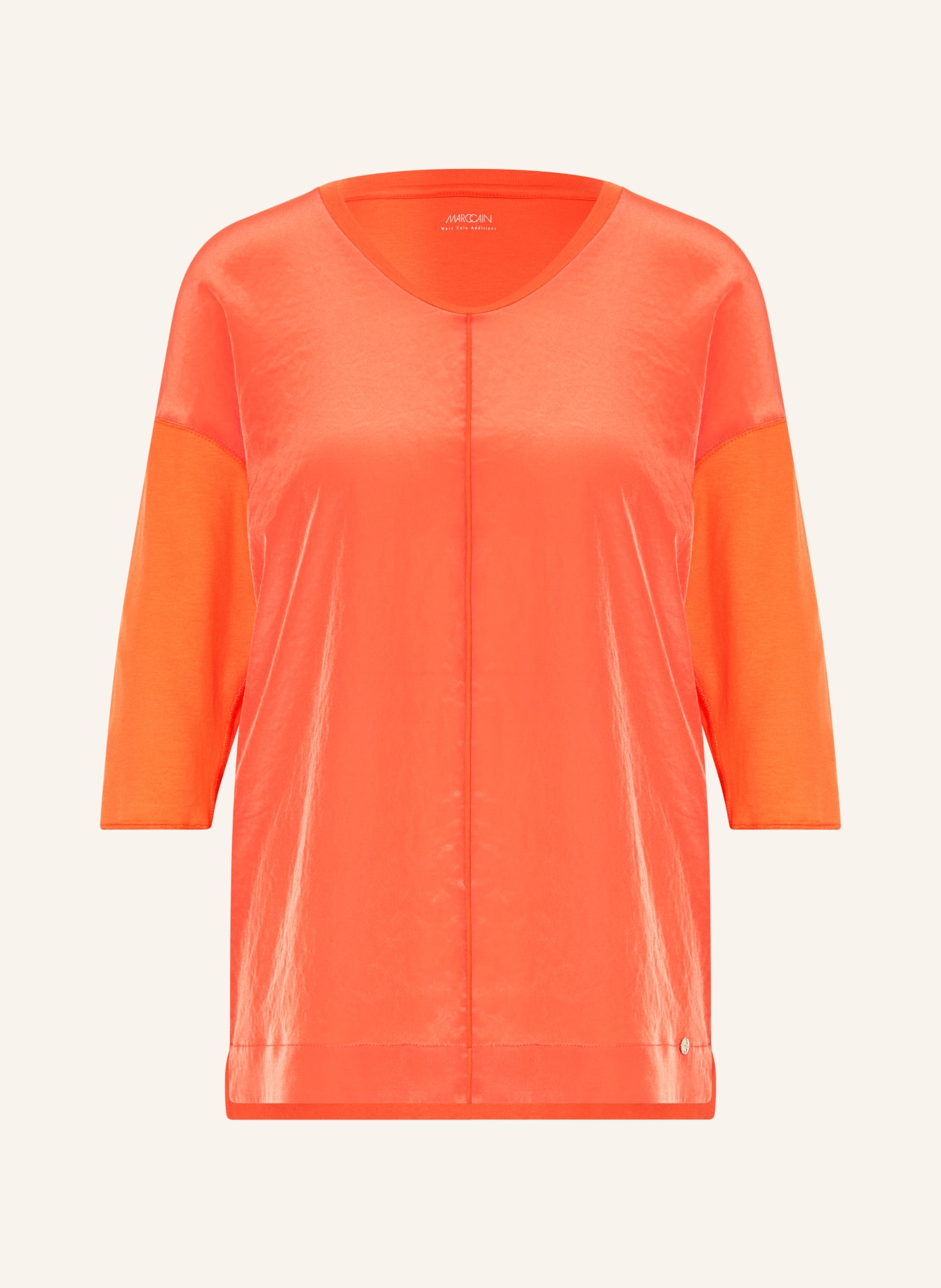 MARC CAIN Blůza s 3/4 rukávem: 223 bright tomato