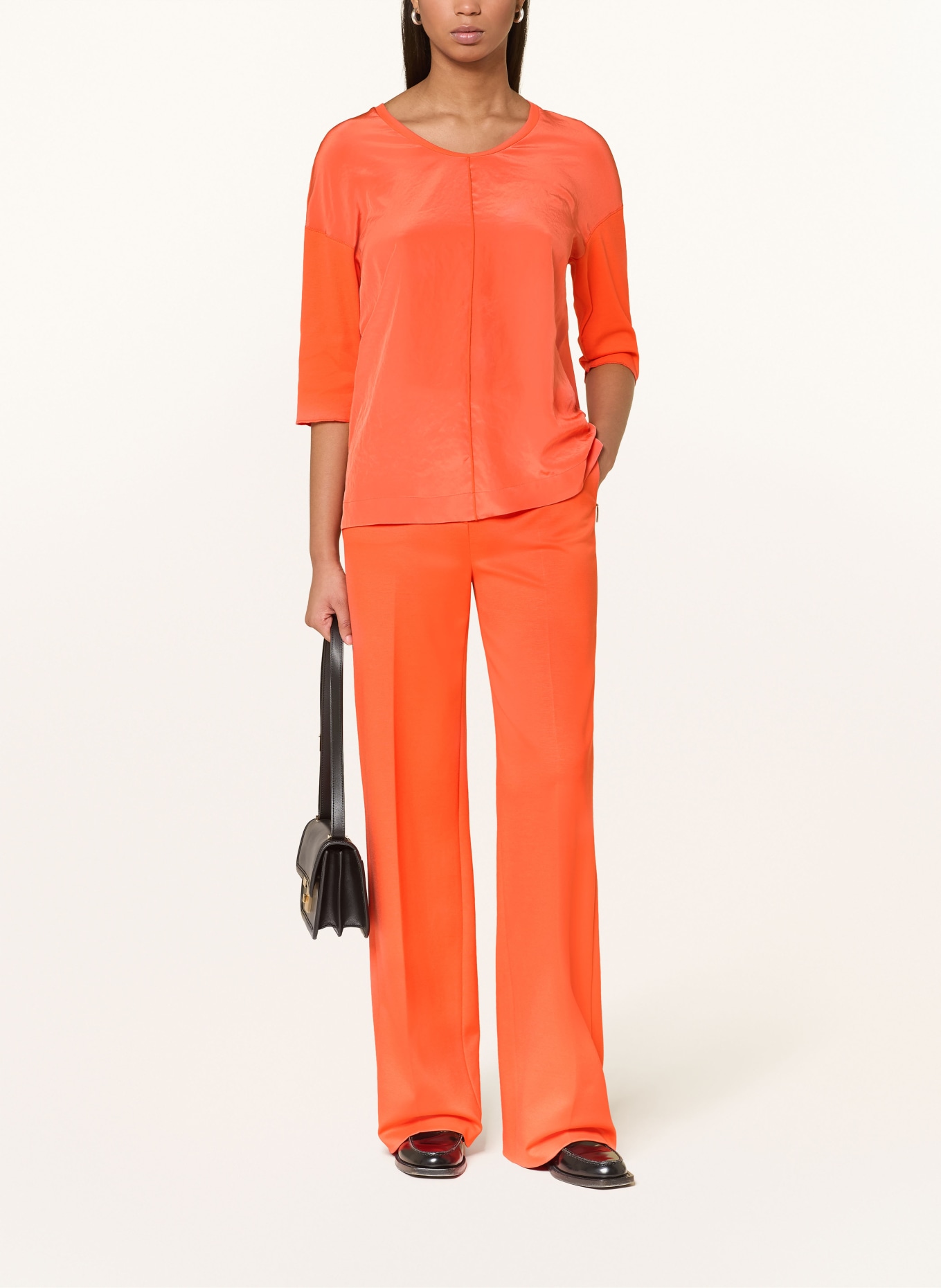 MARC CAIN Blůza s 3/4 rukávem: 223 bright tomato