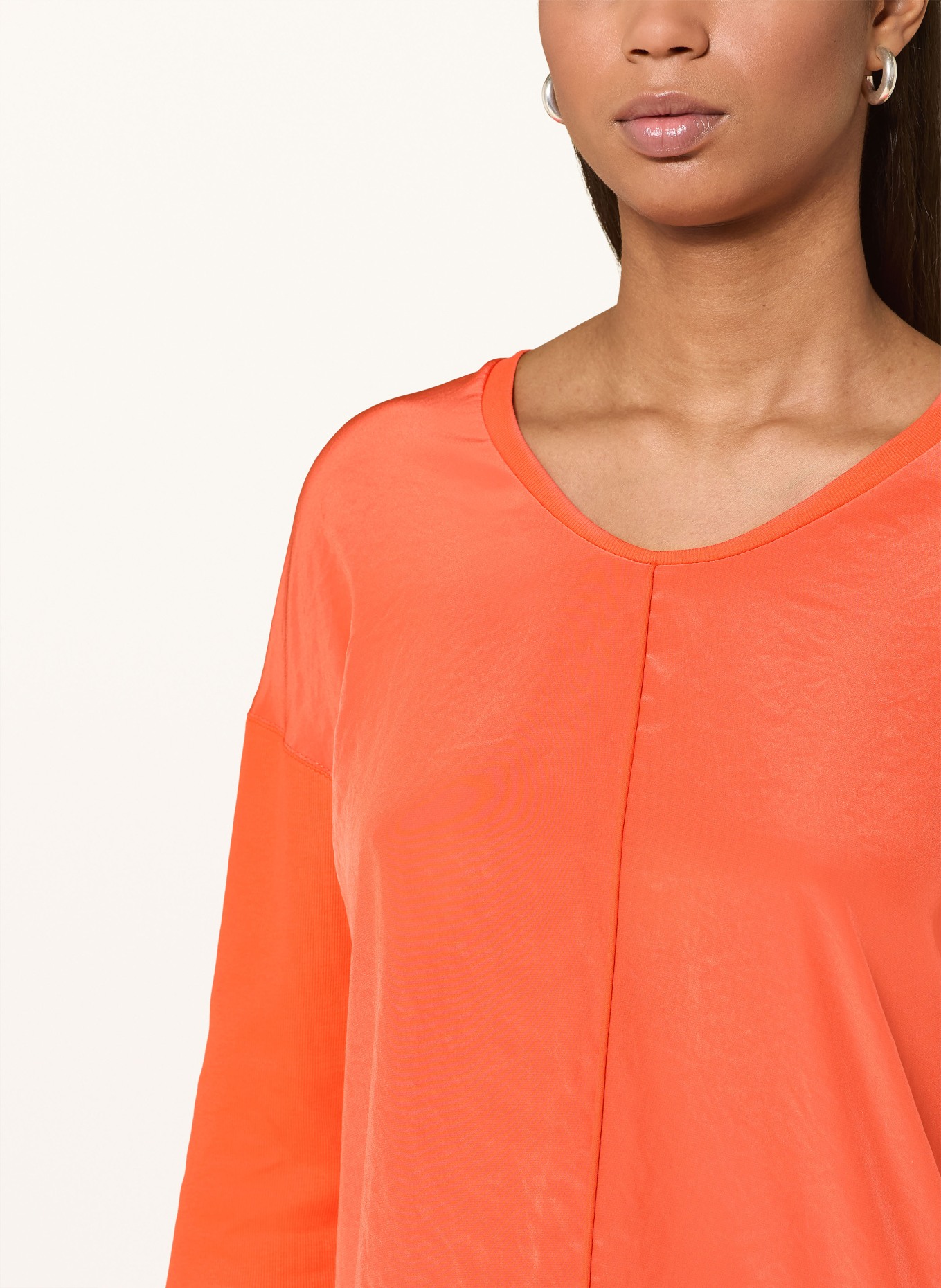 MARC CAIN Blůza s 3/4 rukávem: 223 bright tomato