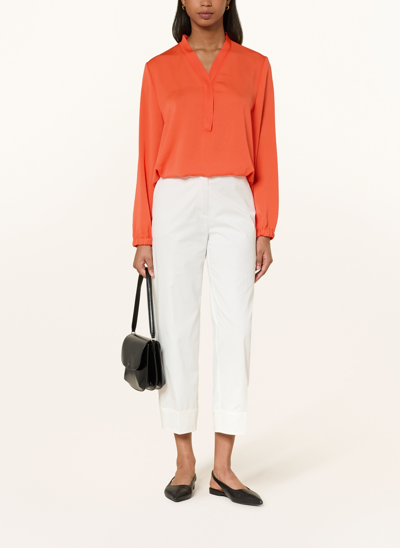 MARC CAIN Blusenshirt: 223 bright tomato