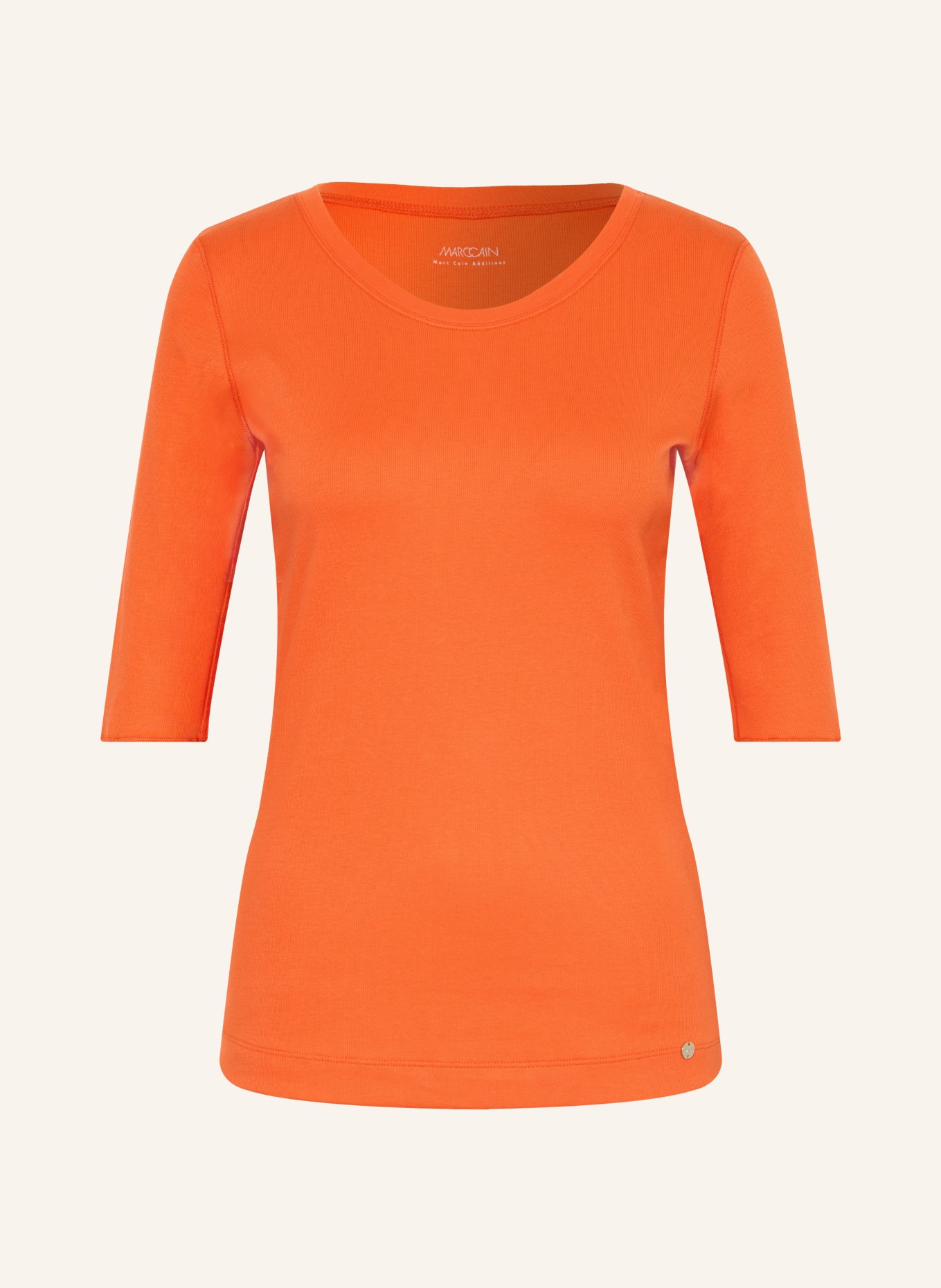 MARC CAIN Tričko s 3/4 rukávem: 223 bright tomato