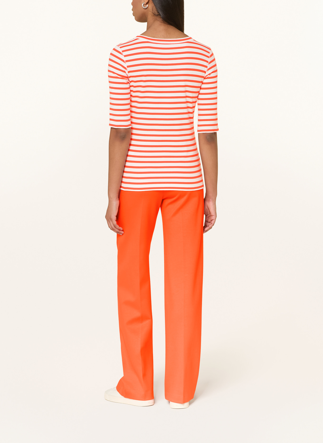 MARC CAIN Shirt mit 3/4-Arm: 223 bright tomato