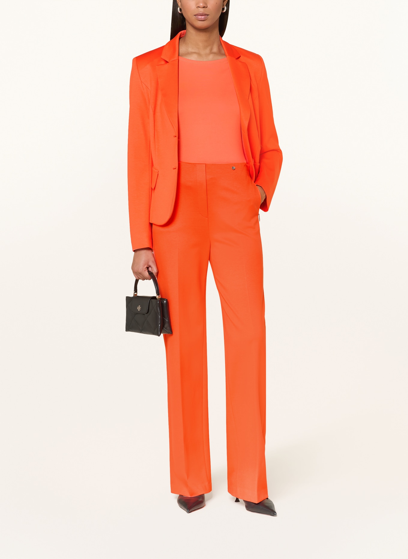 MARC CAIN Jerseyové kalhoty Marlene: 223 bright tomato