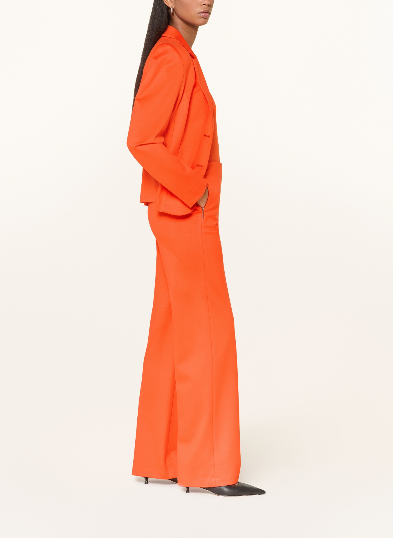 MARC CAIN Jerseyové kalhoty Marlene: 223 bright tomato