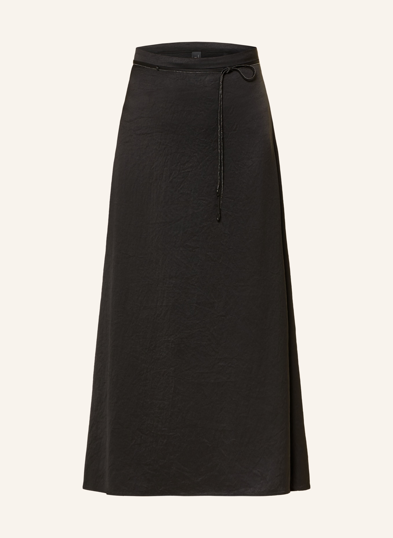 MARC CAIN Satinrock: 900 BLACK