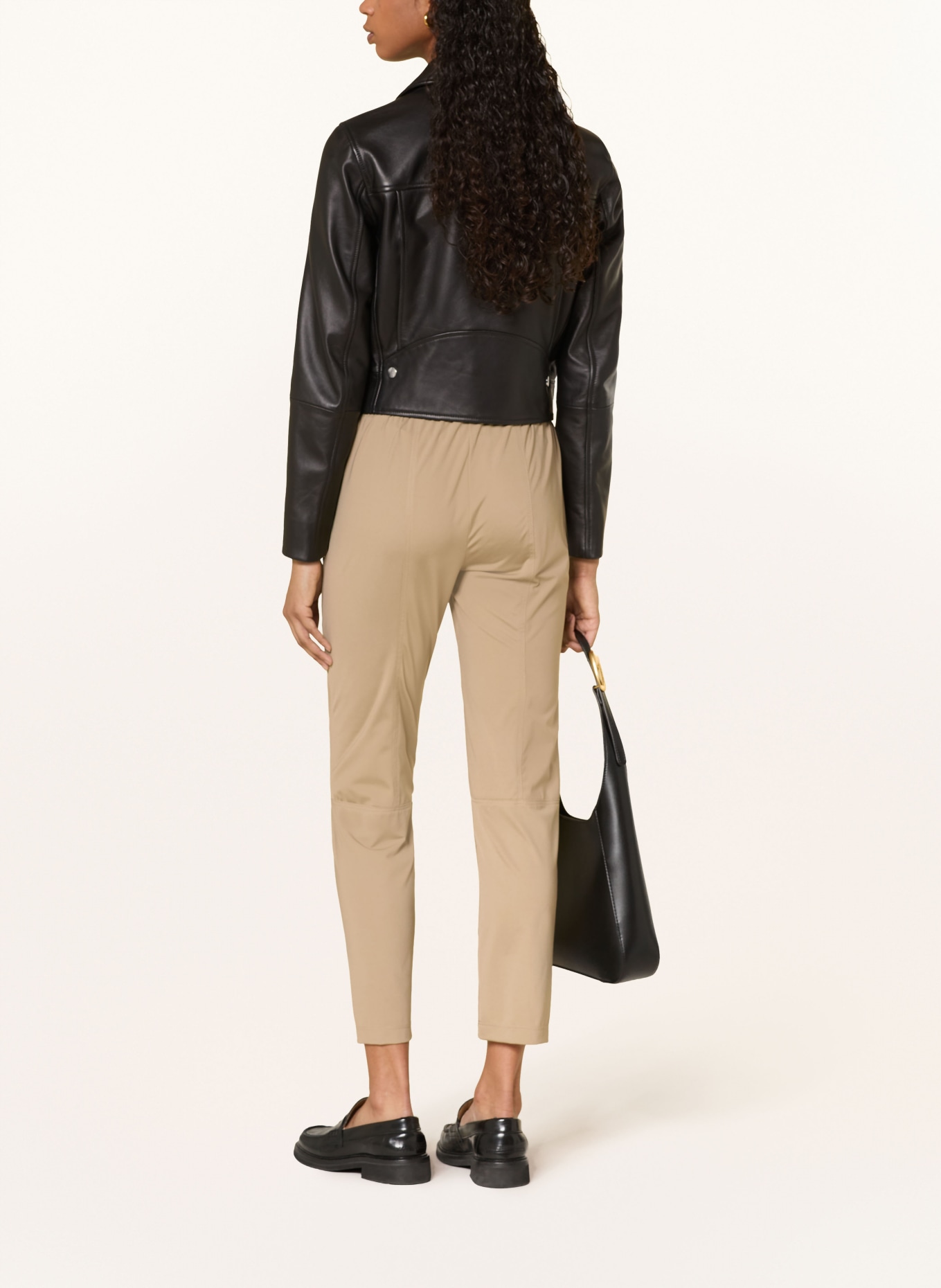 MARC CAIN Kalhoty RHODOS v joggingovém stylu: 628 dune new