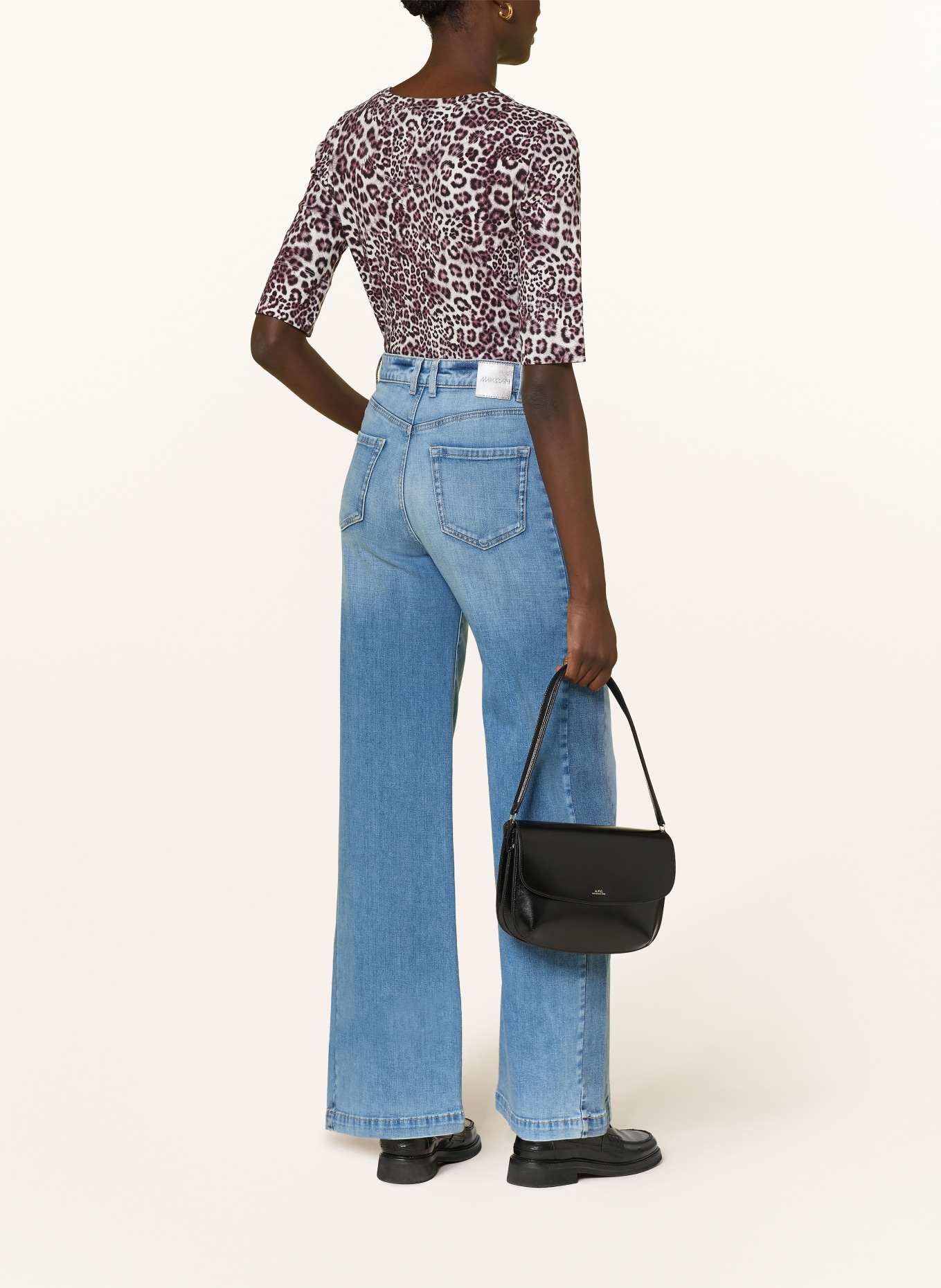 MARC CAIN Shirt mit 3/4-Arm: 293 rhododendron