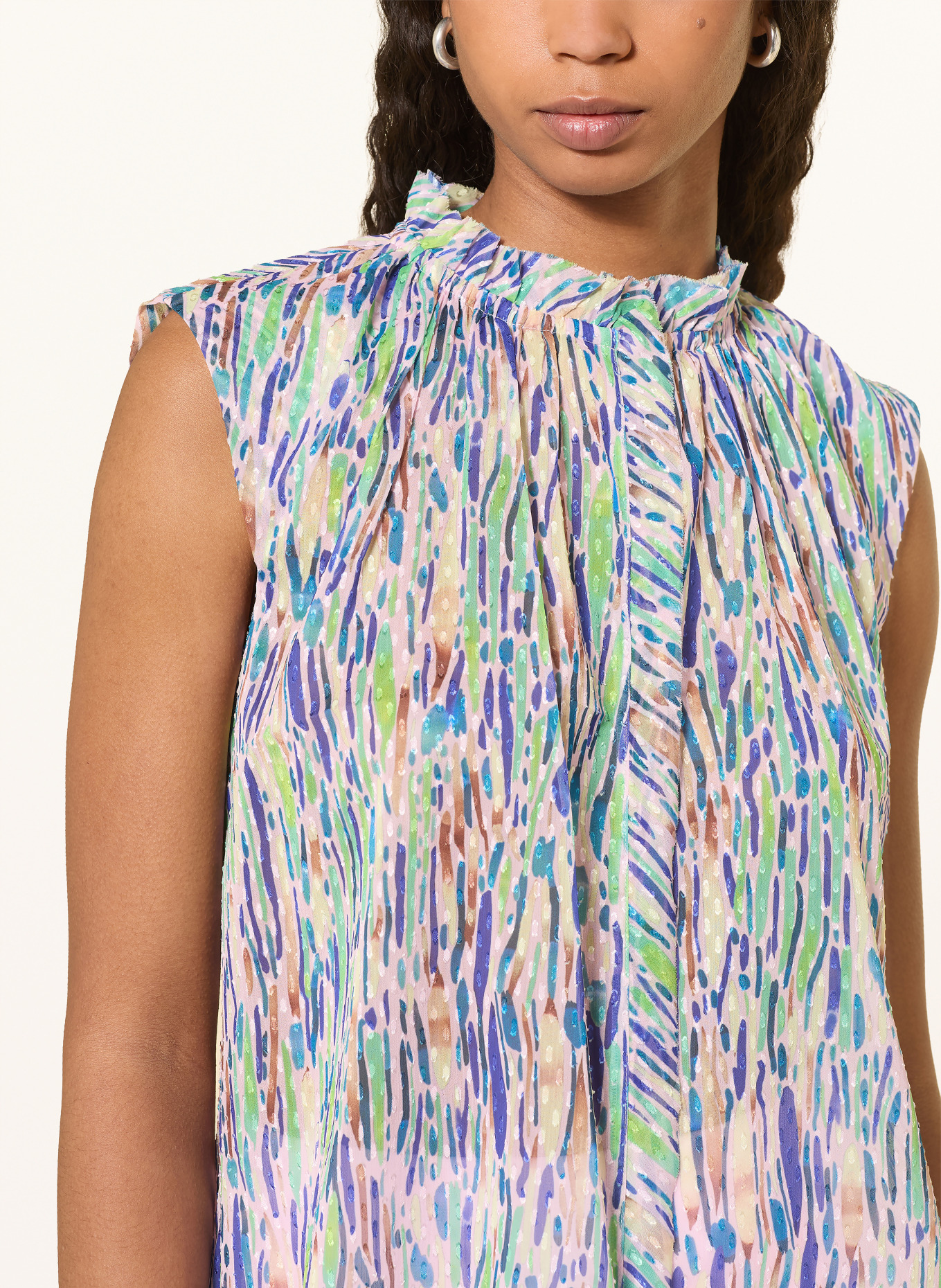 MARC CAIN blouse: 255 pink tulle