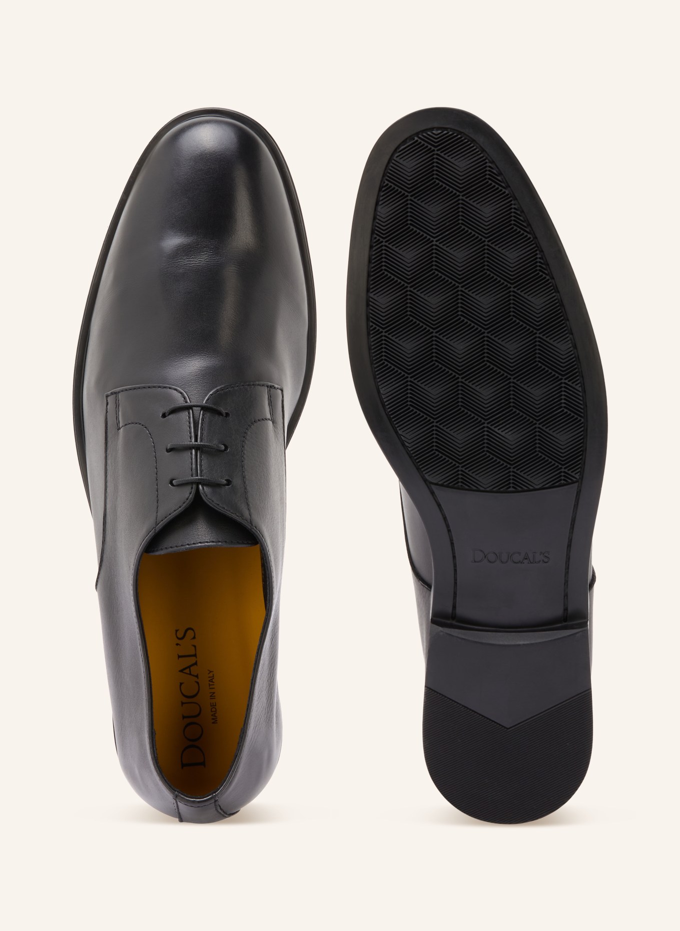 DOUCAL'S Lace-up shoes BOSTON: BLACK