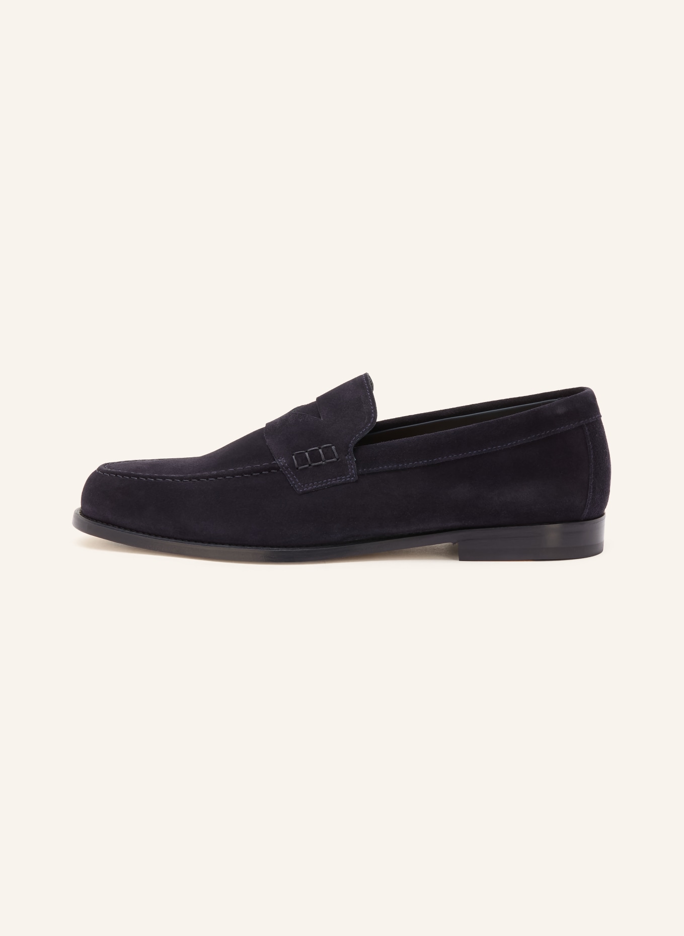 DOUCAL'S penny loafer: DARK BLUE