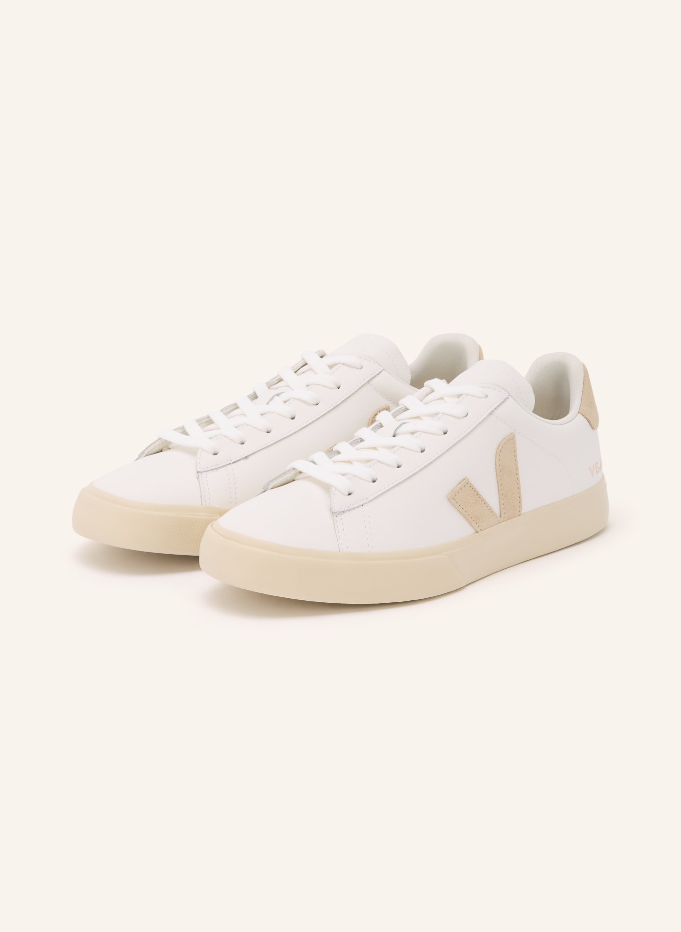 VEJA CAMPO sneaker: WHITE / BEIGE