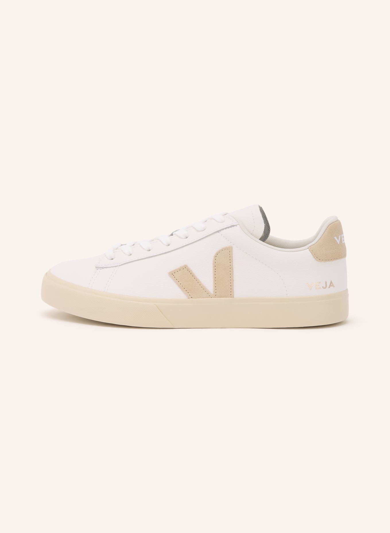 VEJA CAMPO sneaker: WHITE / BEIGE