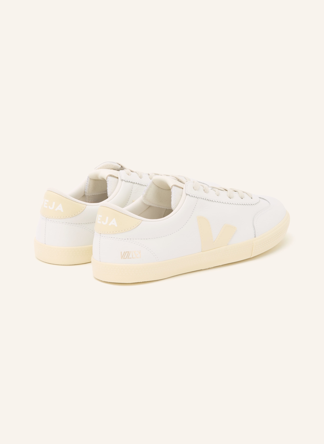 VEJA VOLLEY SIGNATURE sneakers: WHITE / LIGHT YELLOW