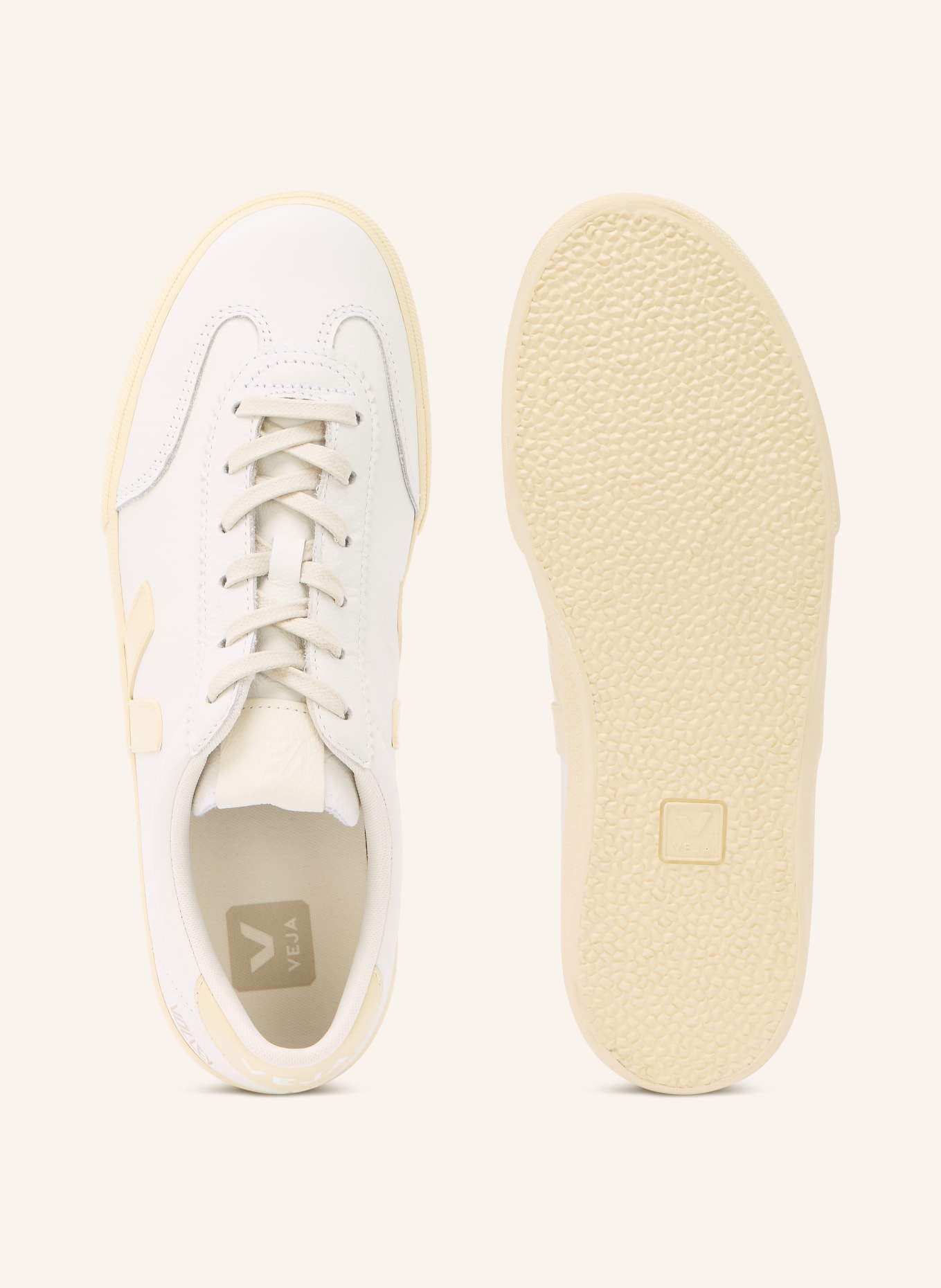 VEJA VOLLEY SIGNATURE sneakers: WHITE / LIGHT YELLOW