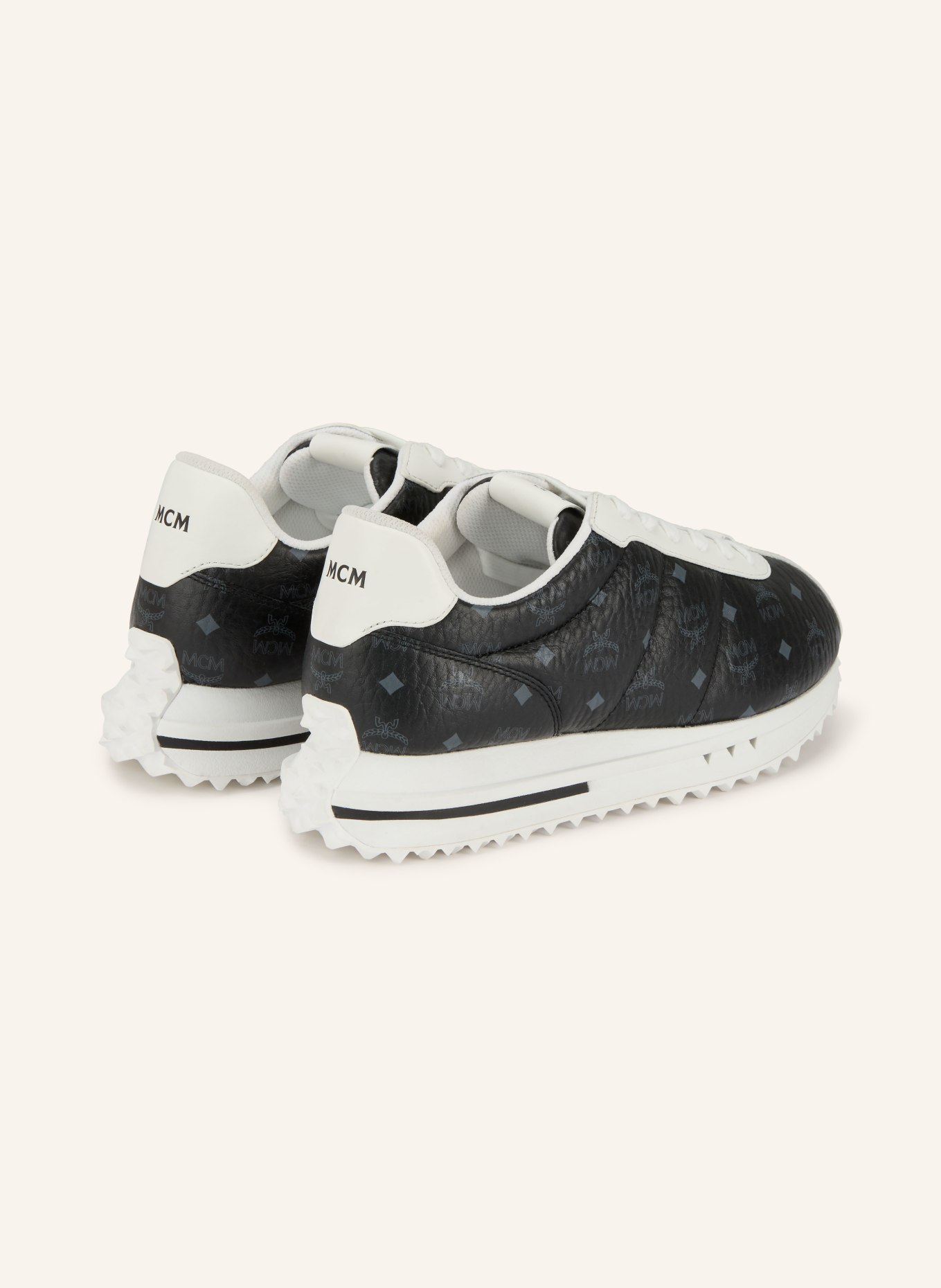 MCM Sneaker DIAMANTE: SCHWARZ / GRAU / WEISS