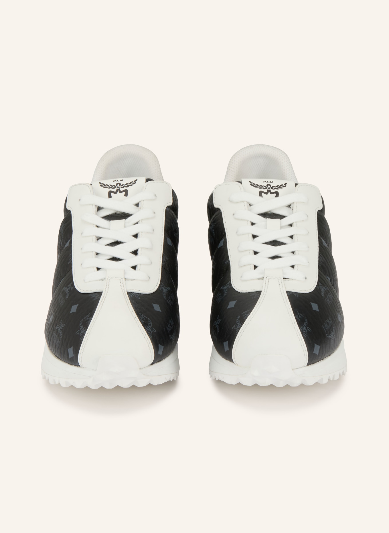 MCM Sneaker DIAMANTE: SCHWARZ / GRAU / WEISS