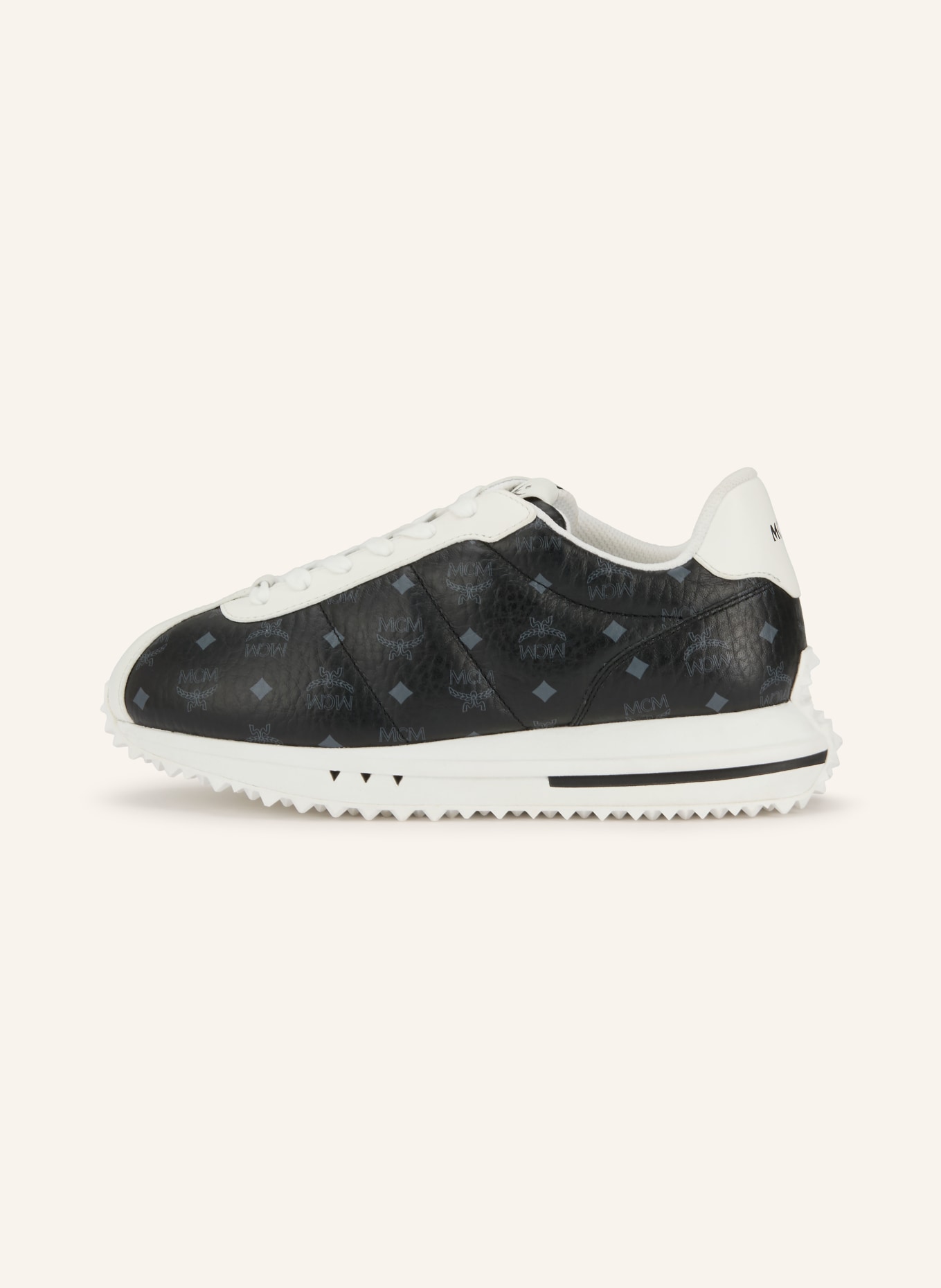 MCM Sneaker DIAMANTE: SCHWARZ / GRAU / WEISS