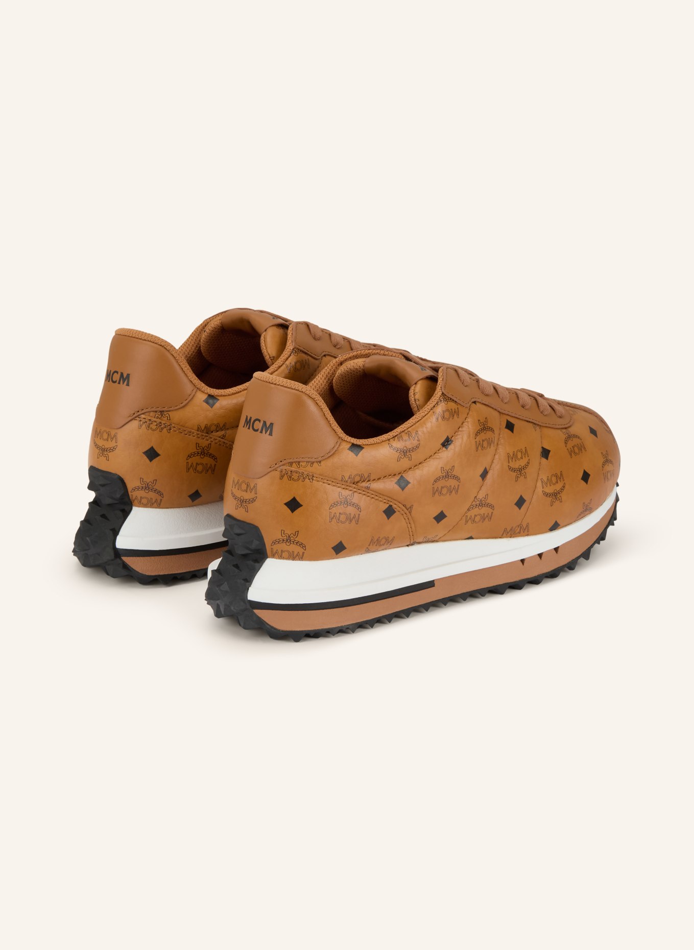MCM Sneaker DIAMANTE: COGNAC / SCHWARZ