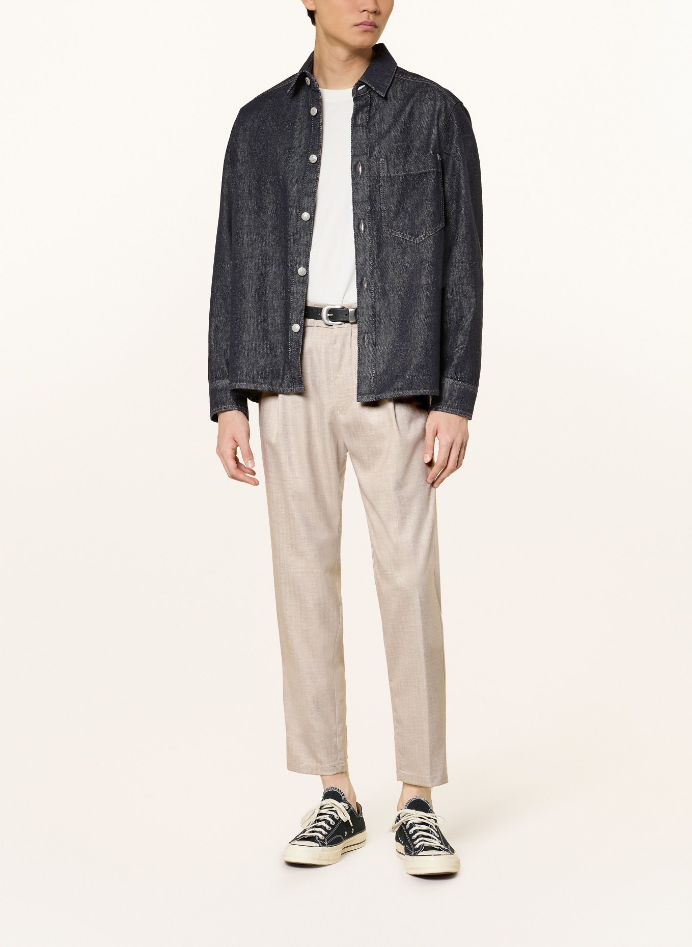 DRYKORN Chino CHASY Extra Slim Fit mit verkürzter Beinlänge: HELLBRAUN