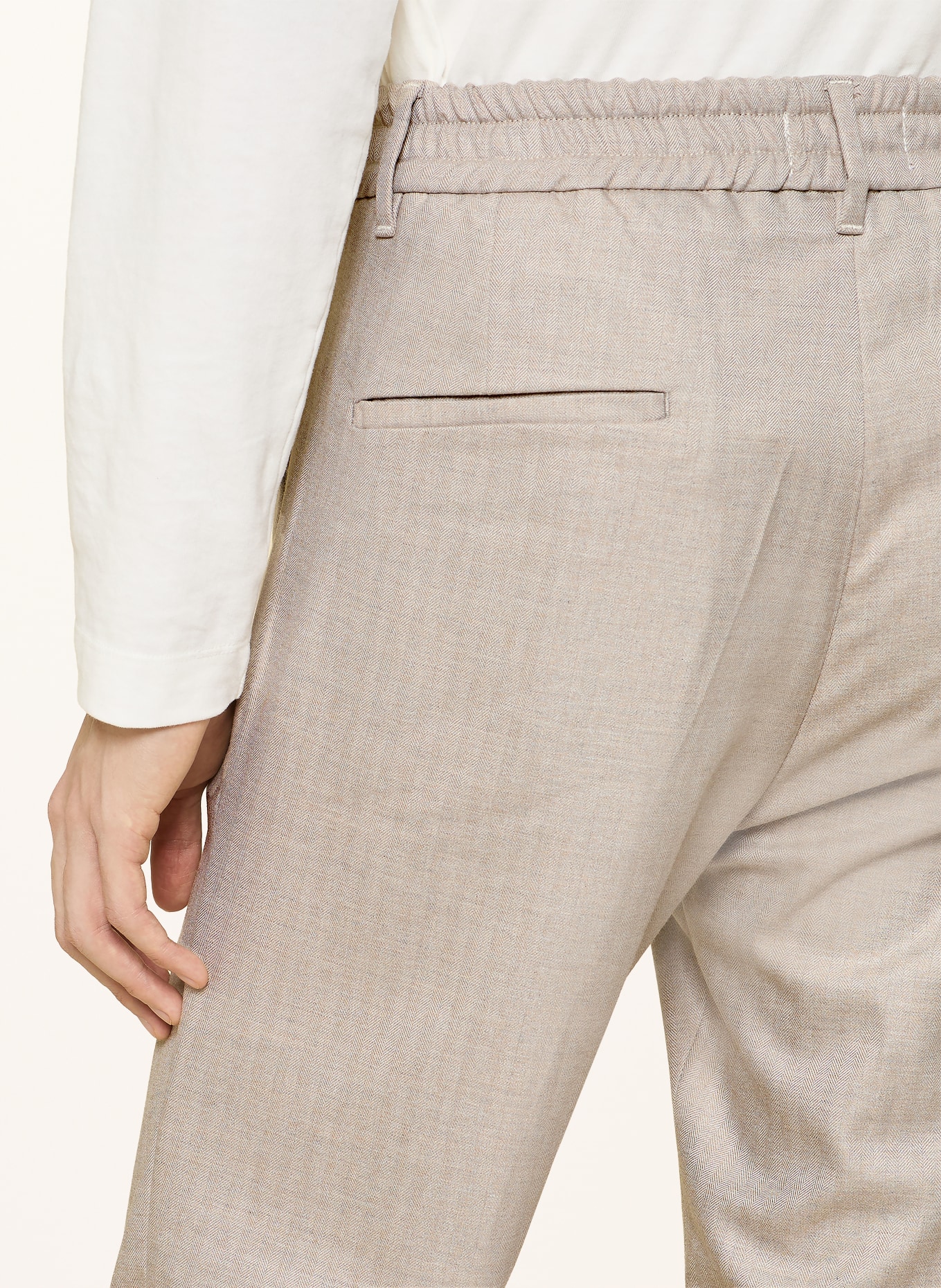 DRYKORN Chino CHASY Extra Slim Fit mit verkürzter Beinlänge: HELLBRAUN