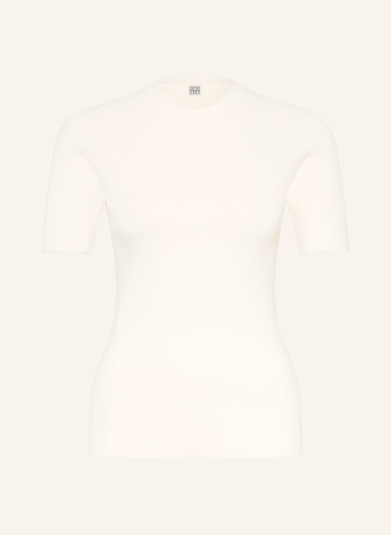 TOTEME knit shirt: CREAM