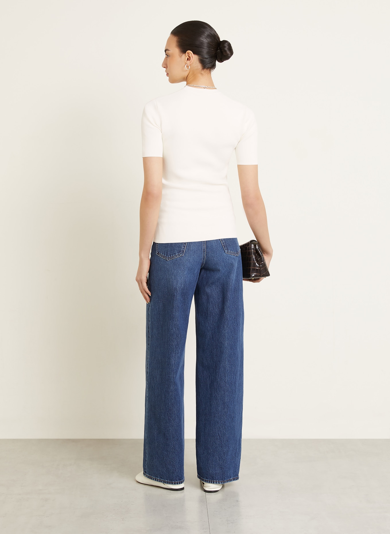 TOTEME knit shirt: CREAM