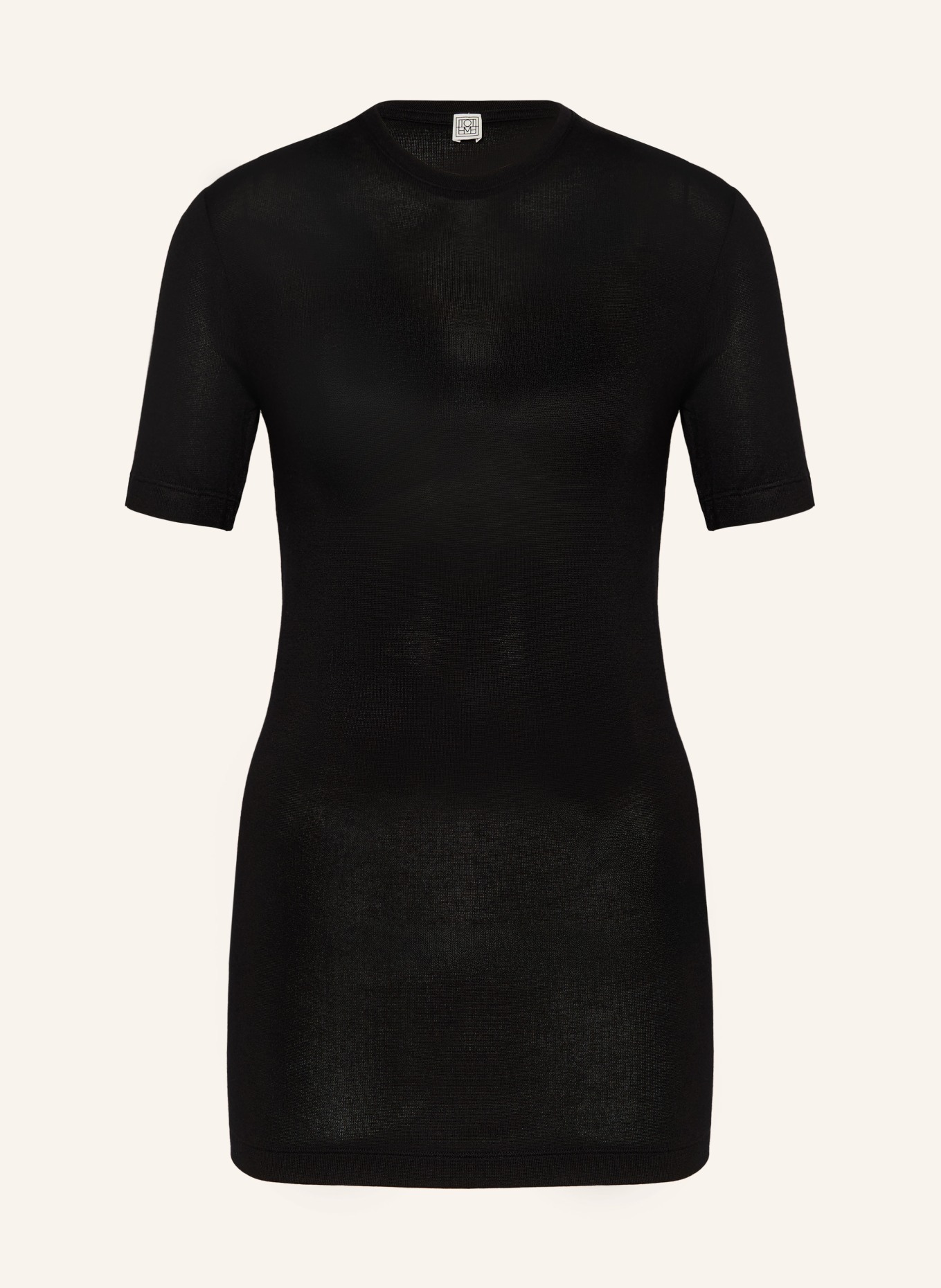 TOTEME koszulka: CZARNY