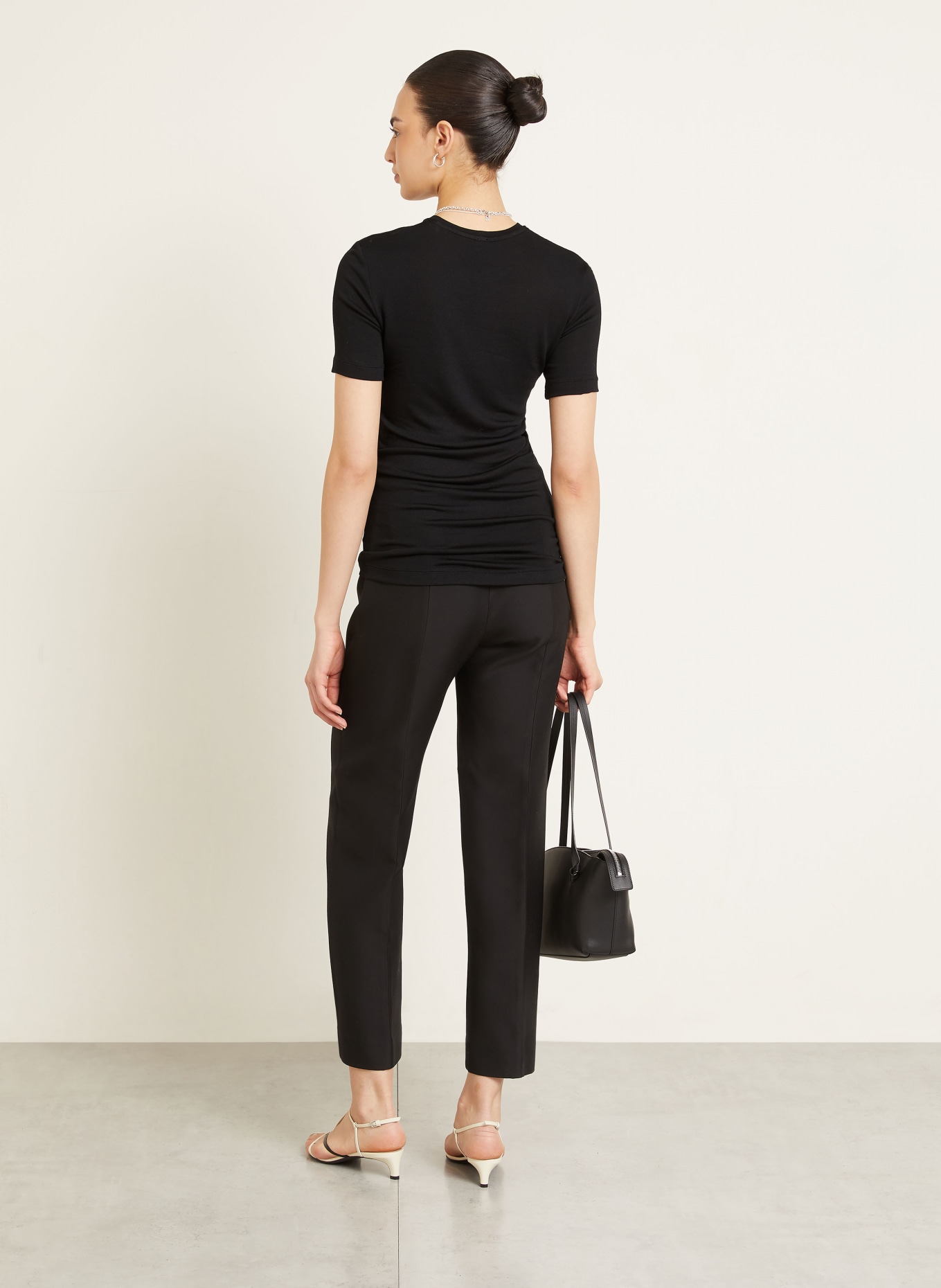 TOTEME koszulka: CZARNY