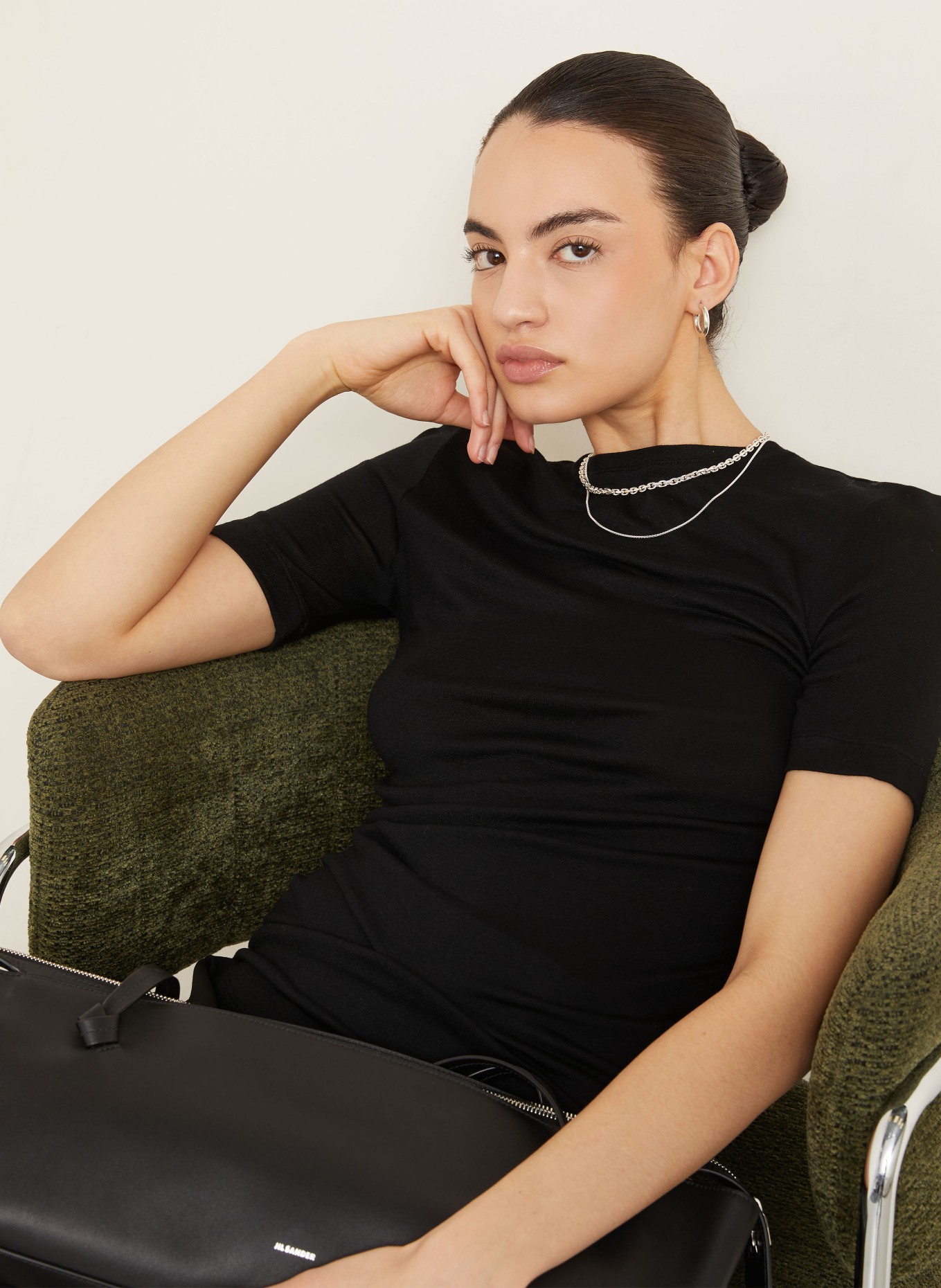 TOTEME koszulka: CZARNY