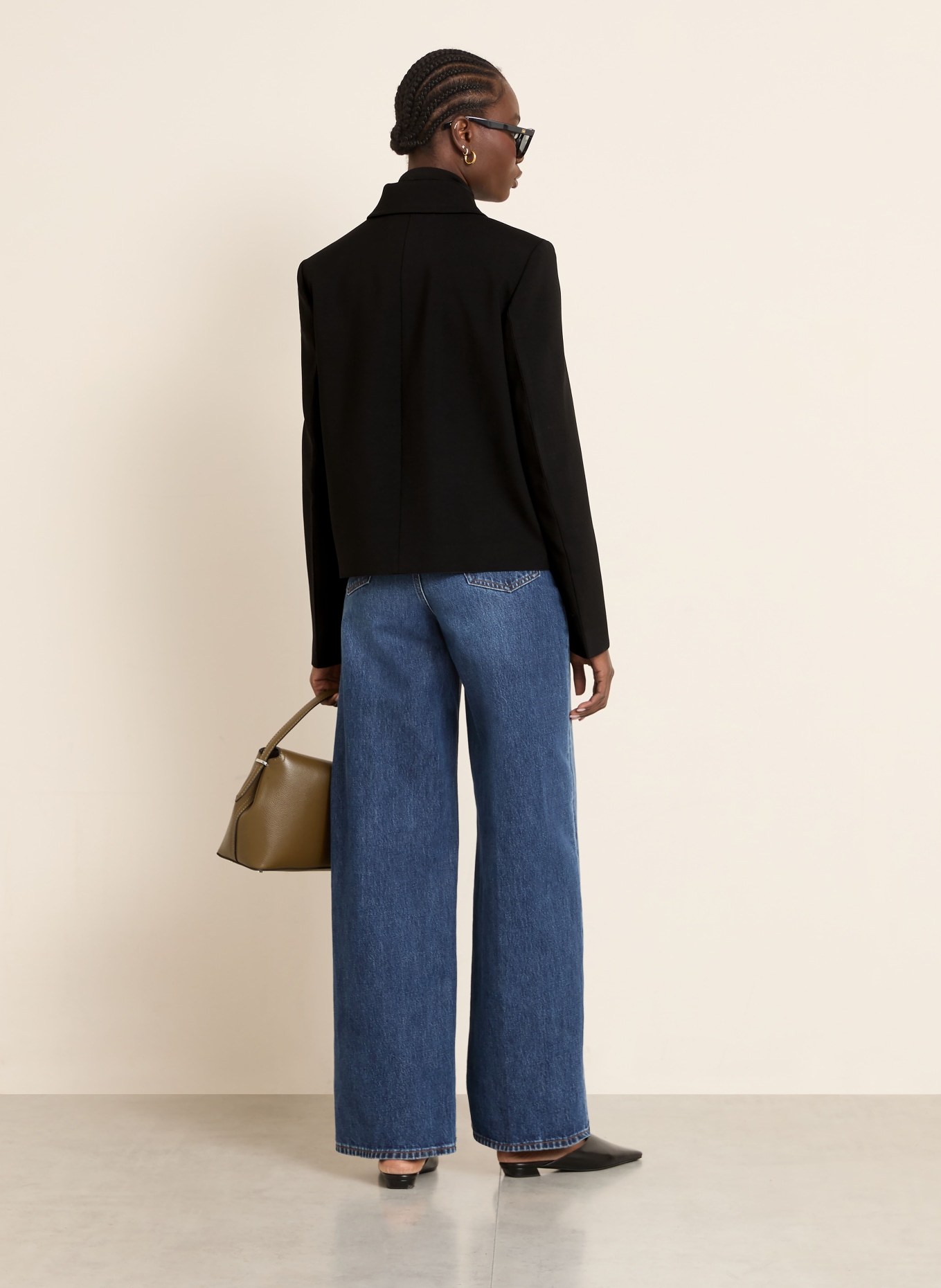 TOTEME Kastenjacke: SCHWARZ