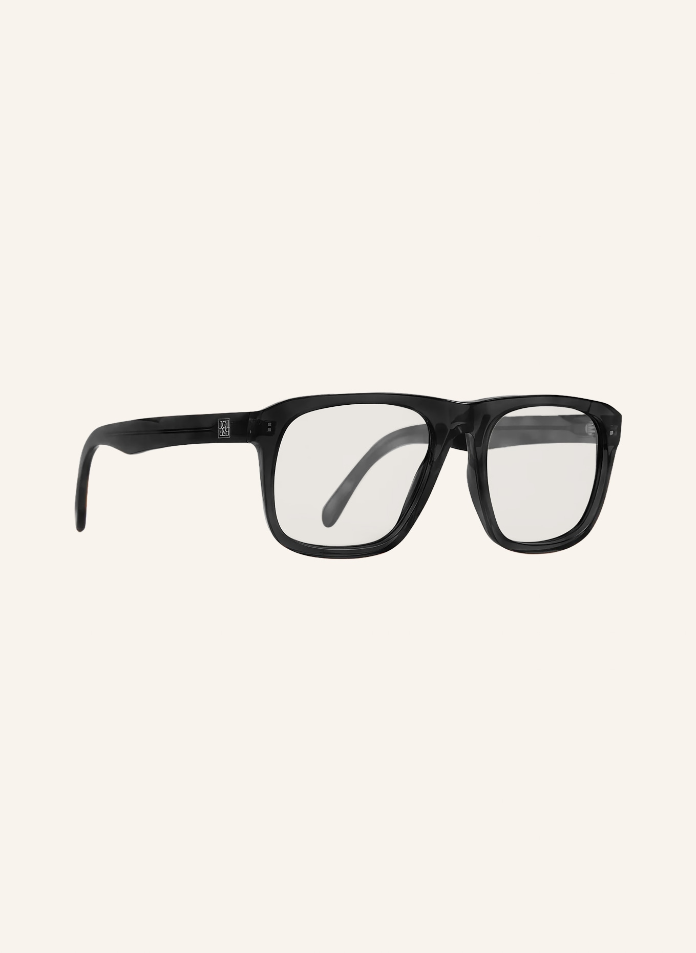 TOTEME Sonnenbrille THE NAVIGATOR: SCHWARZ / GRAU