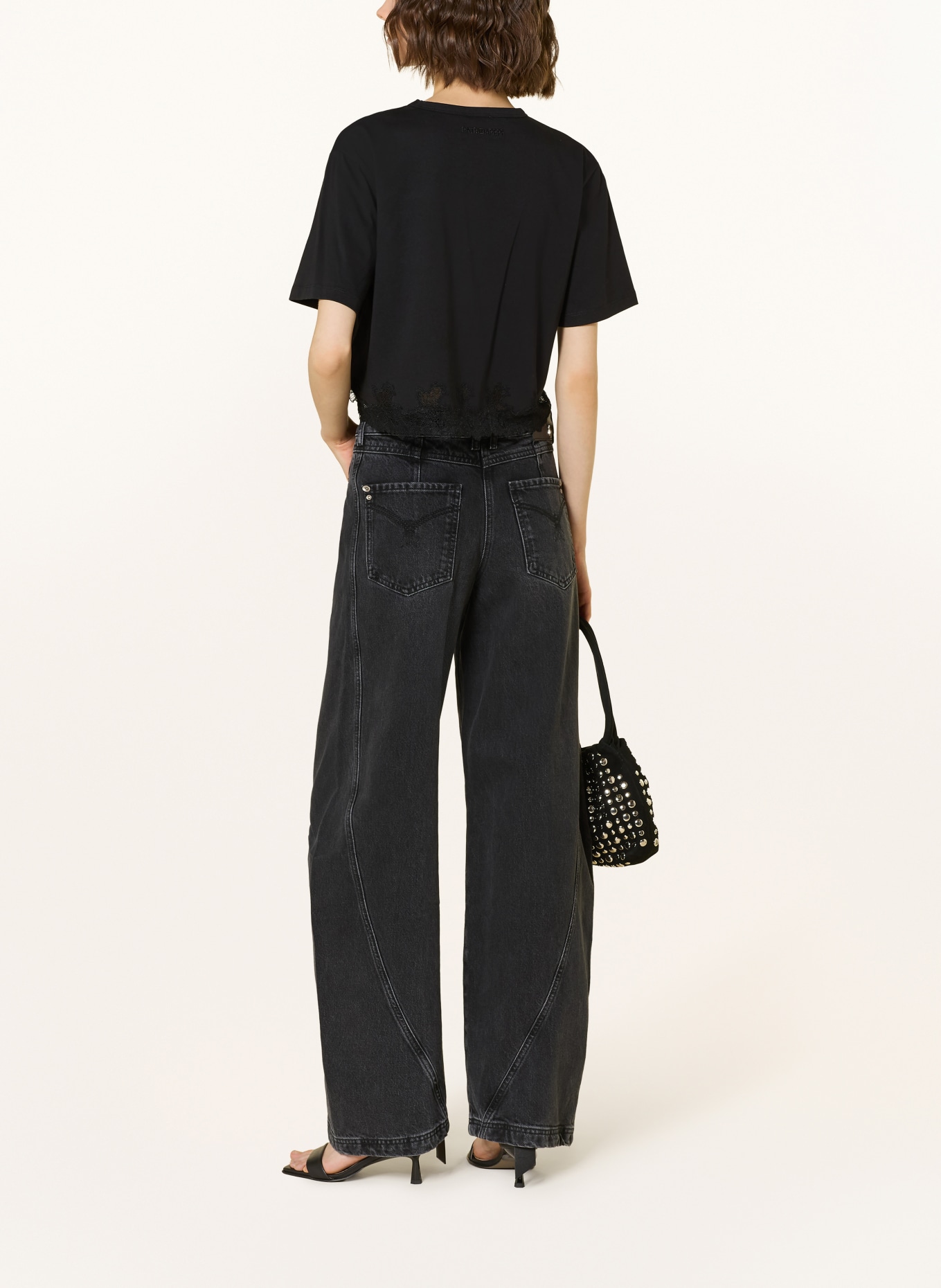 PATRIZIA PEPE Barrell Jeans: K481 Black Wash