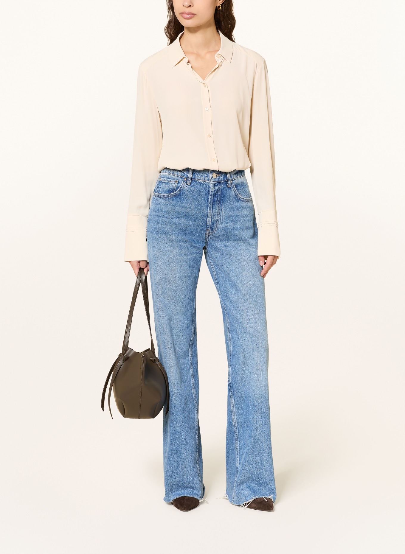 PATRIZIA PEPE shirt blouse: CREAM