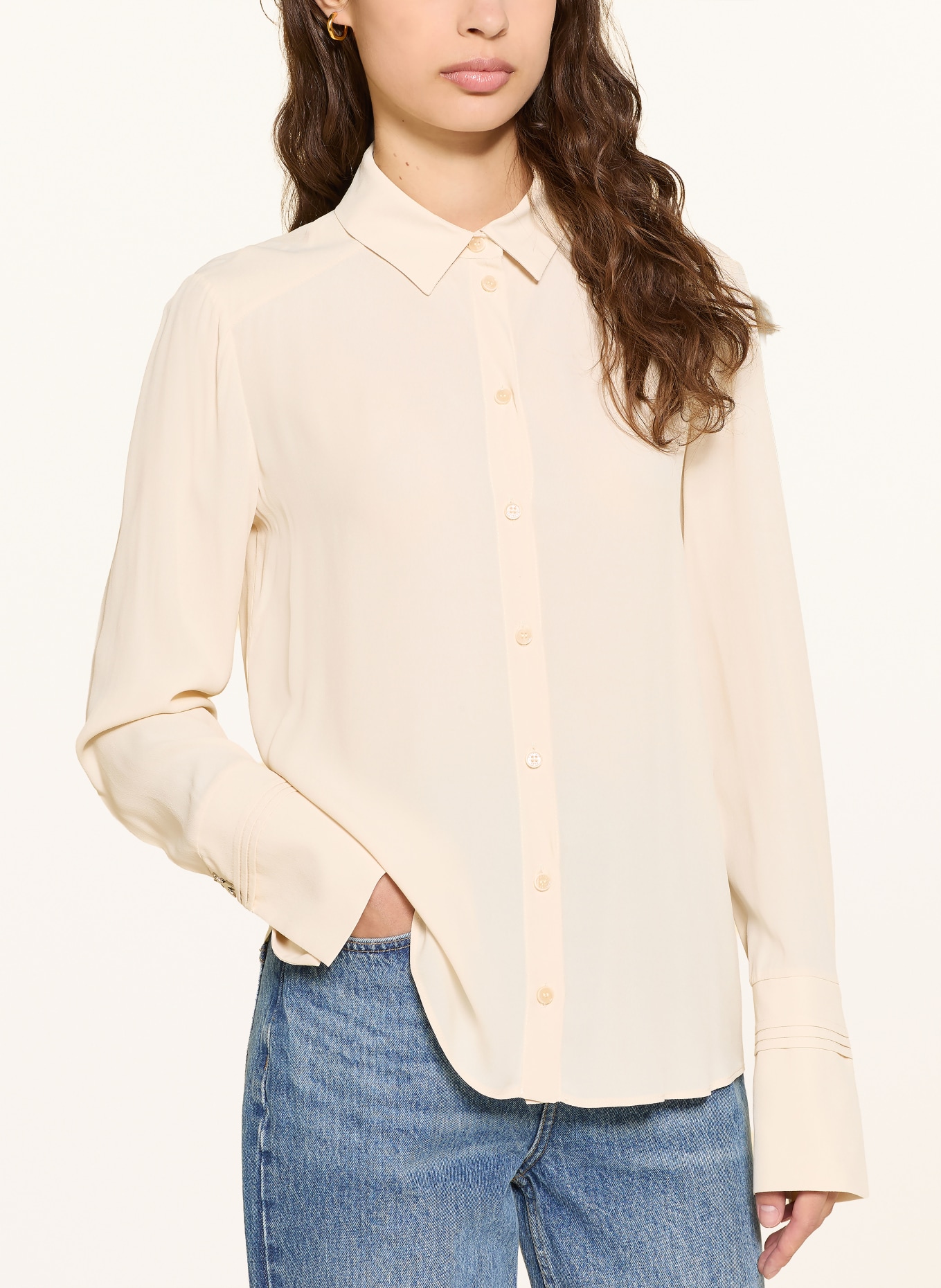 PATRIZIA PEPE shirt blouse: CREAM