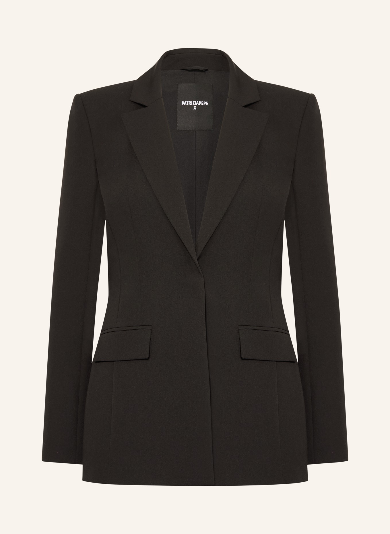PATRIZIA PEPE sako: ČERNÁ