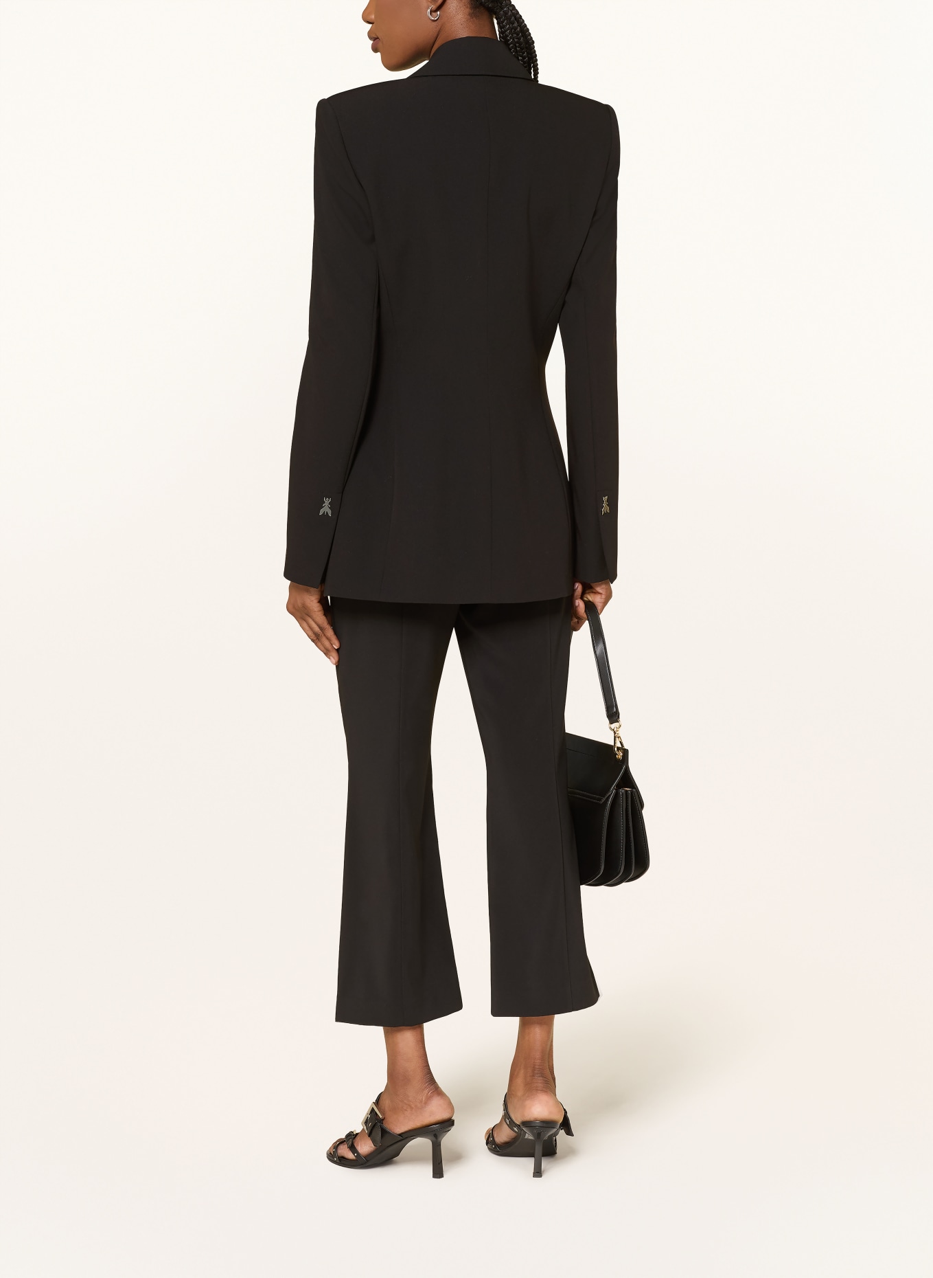 PATRIZIA PEPE Spodnie 7/8: CZARNY