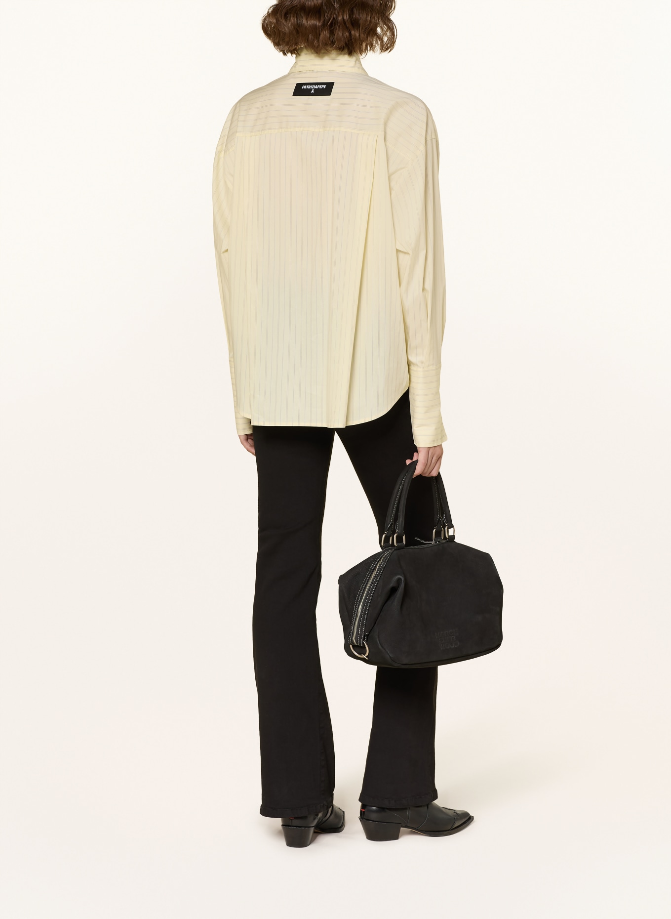 PATRIZIA PEPE CAMICIA blouse: LIGHT YELLOW