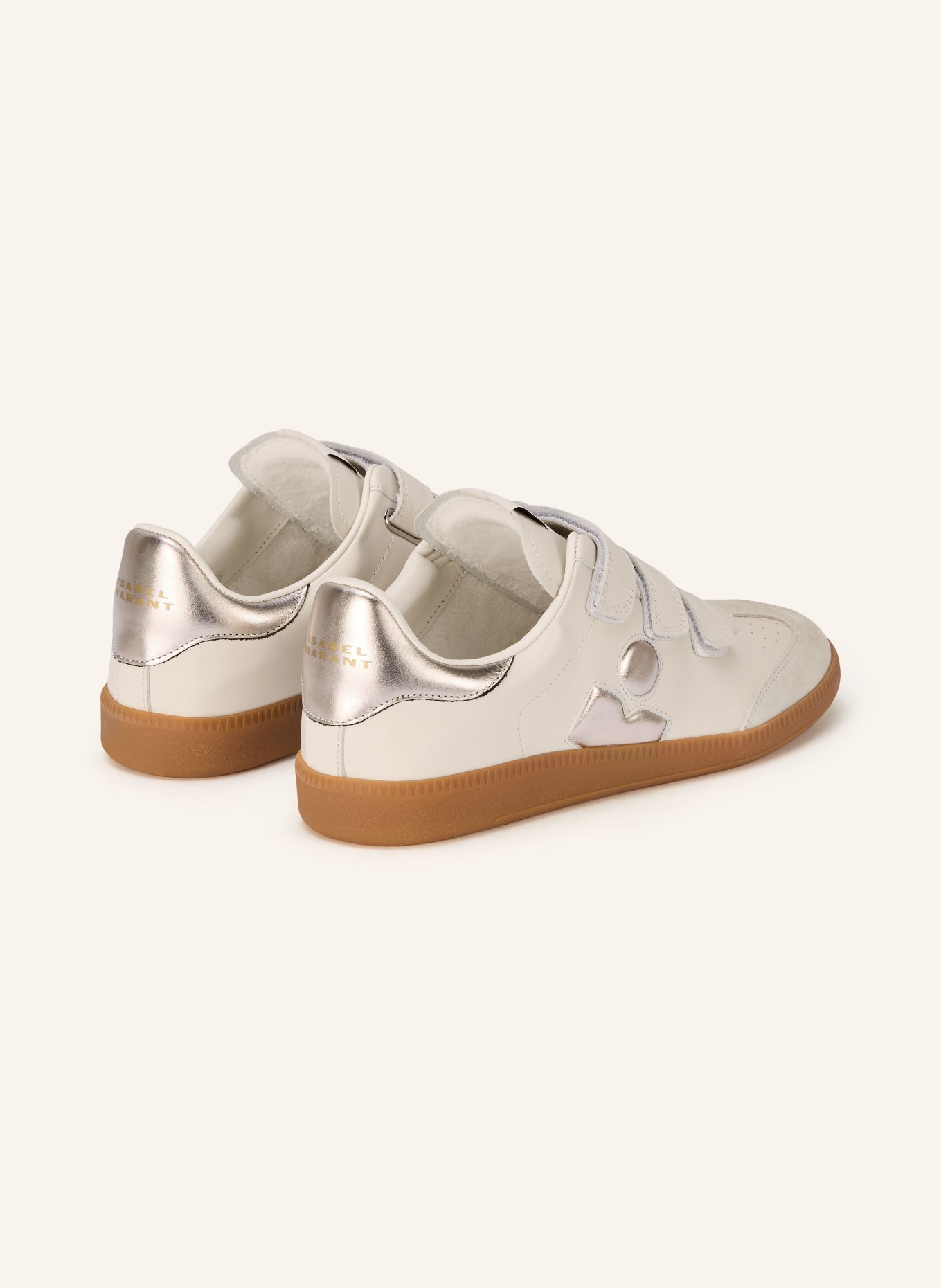 ISABEL MARANT Sneaker BETH: CREME / GOLD