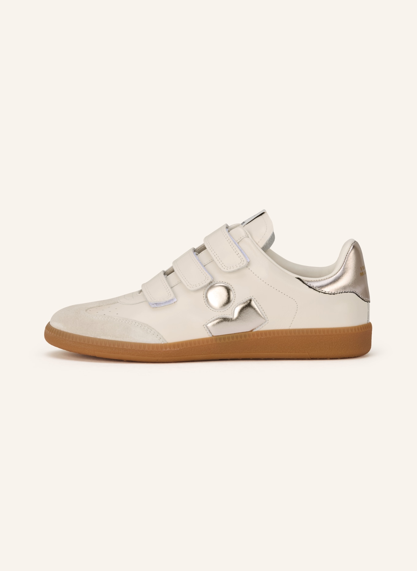ISABEL MARANT Sneaker BETH: CREME / GOLD