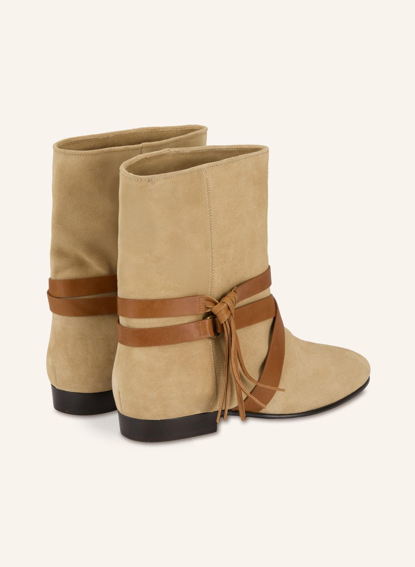 ISABEL MARANT Botki REJEN: JASNOBRĄZOWY / BRĄZOWY