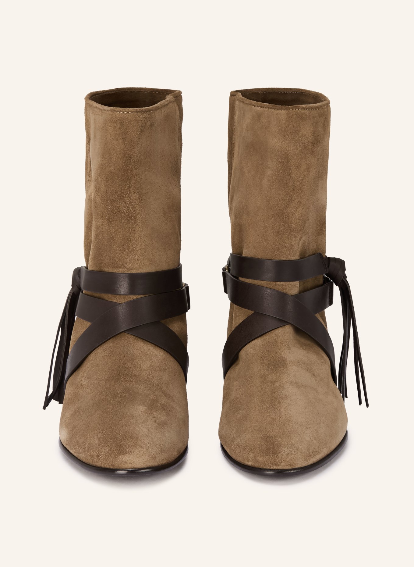 ISABEL MARANT Stiefeletten REJEN: CAMEL / DUNKELBRAUN